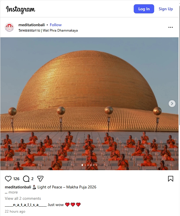 สื่อต่างประเทศเสนอภาพข่าว วันมาฆบูชา 3 มีนาคม 2569