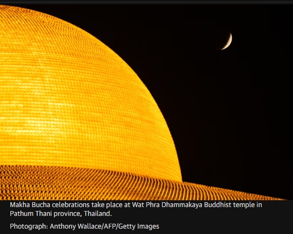 สื่อต่างประเทศเสนอภาพข่าว วันมาฆบูชา 3 มีนาคม 2569