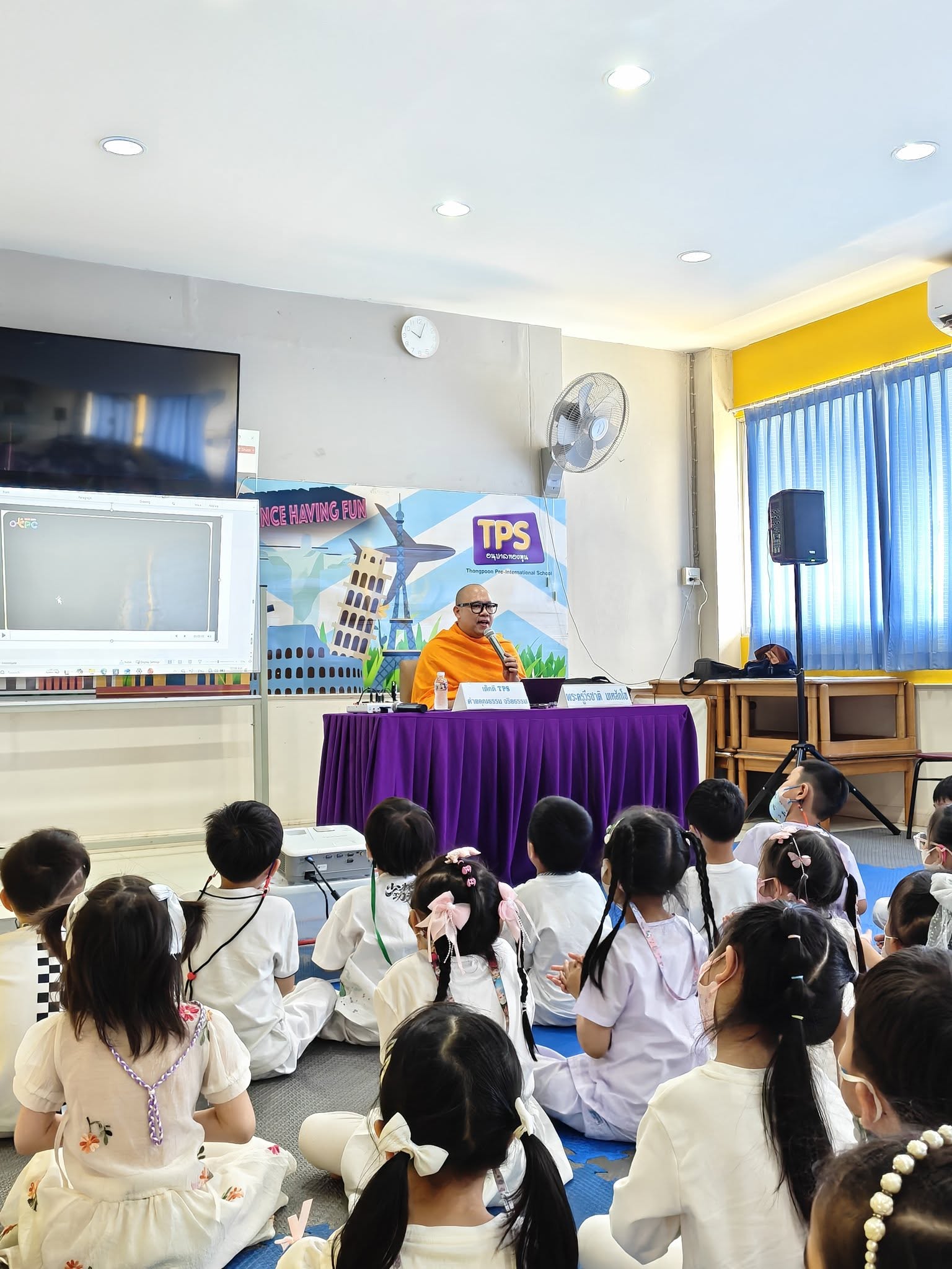 ชมรมพุทธศาสตร์สากล จัดค่ายคุณธรรม-จริยธรรม “เด็กดี TPS” โรงเรียนอนุบาลทองพูน กรุงเทพมหานคร