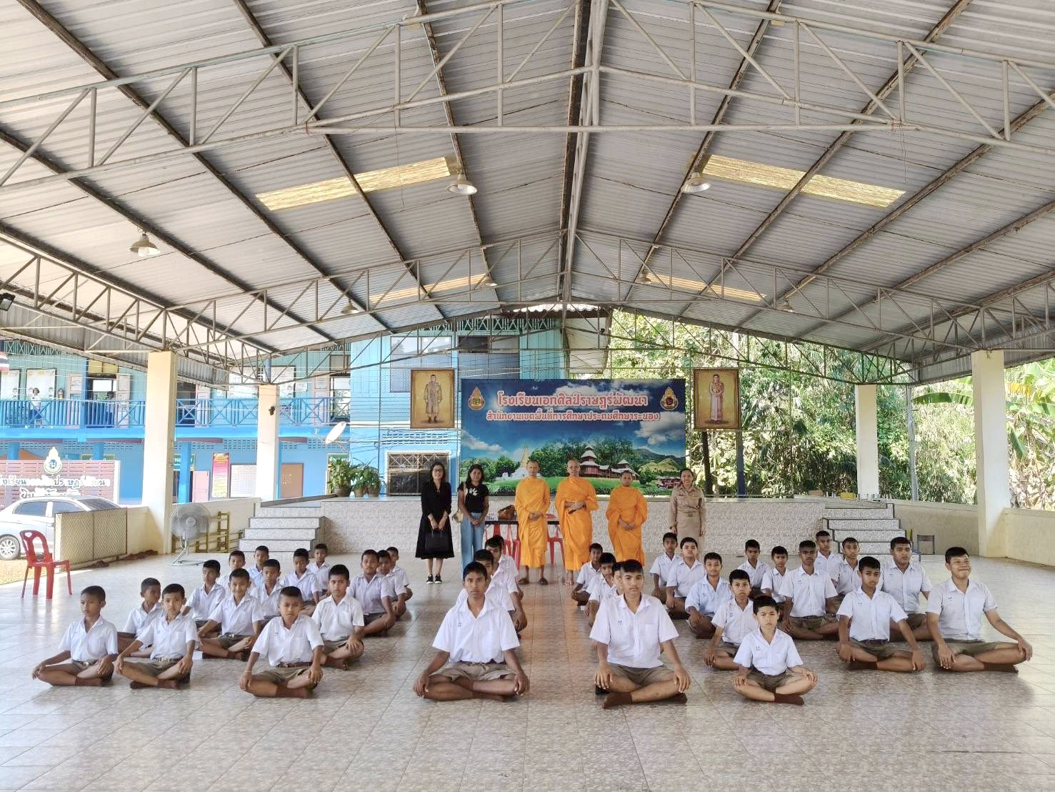 บรรยากาศชวนบวชสามเณรภาคฤดูร้อน จังหวัดระนอง