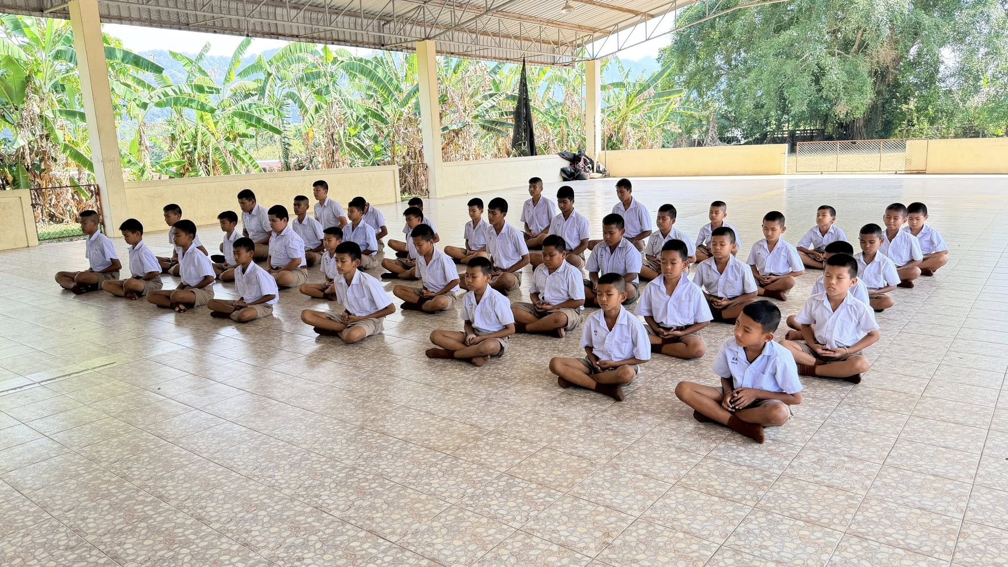 บรรยากาศชวนบวชสามเณรภาคฤดูร้อน จังหวัดระนอง