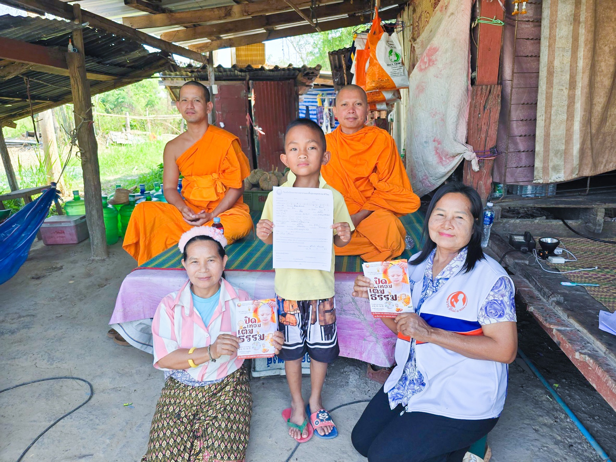 บรรยากาศชวนบวชสามเณรภาคฤดูร้อน จังหวัดอุดรธานี