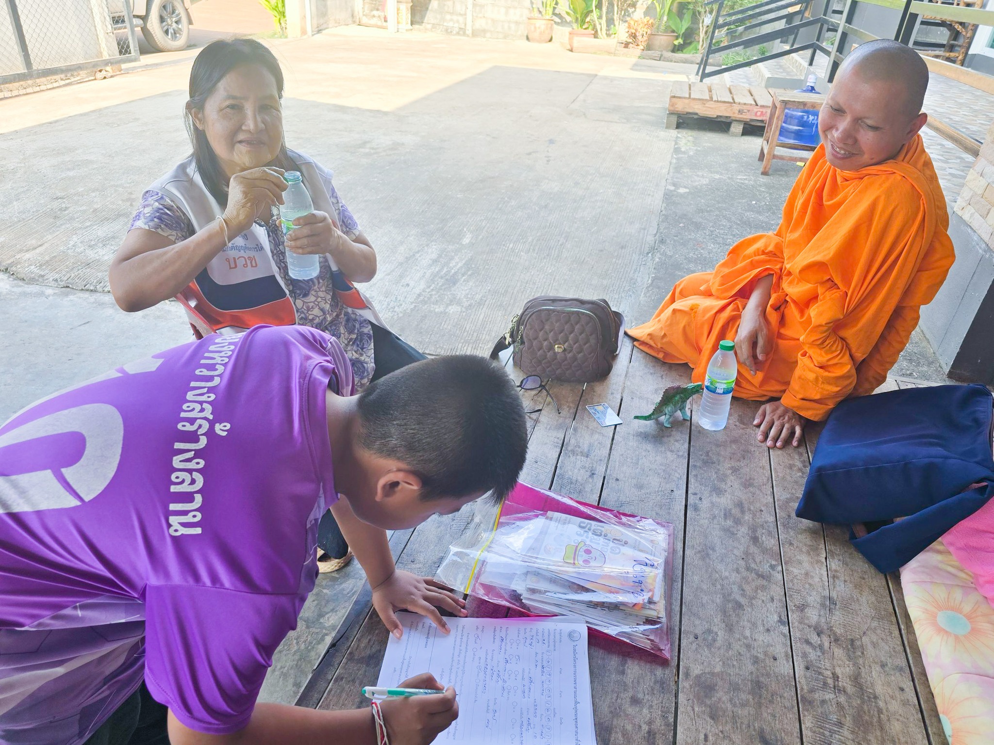 บรรยากาศชวนบวชสามเณรภาคฤดูร้อน จังหวัดอุดรธานี