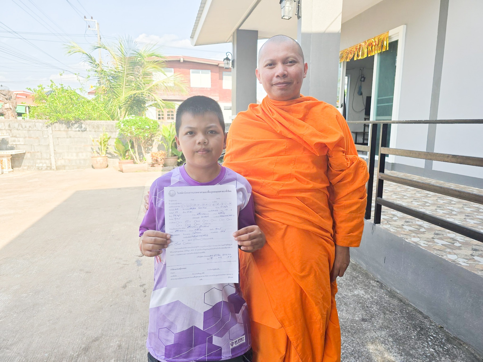 บรรยากาศชวนบวชสามเณรภาคฤดูร้อน จังหวัดอุดรธานี