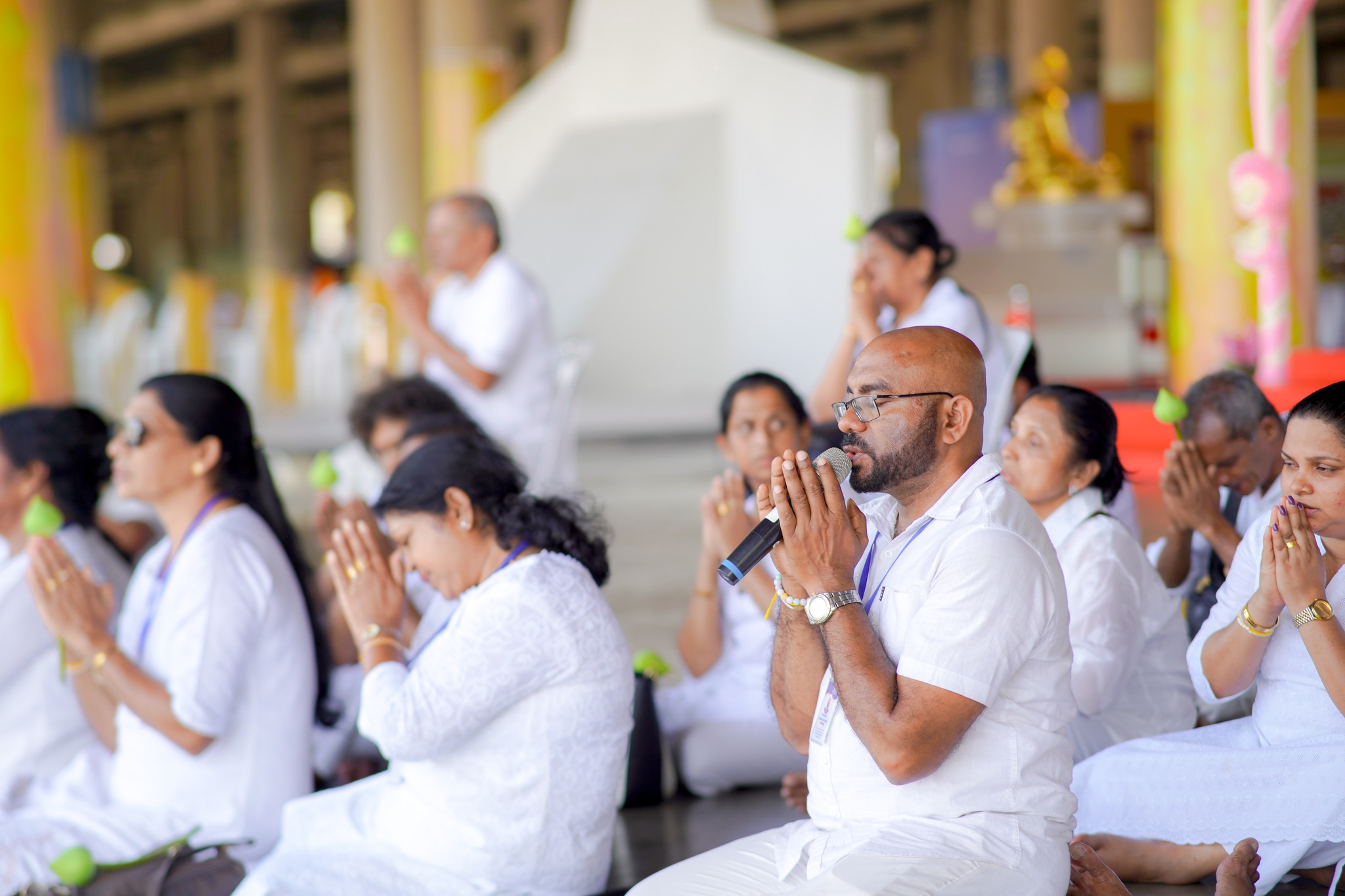 ชาวศรีลังกา เดินทางมาเยี่ยมชมและปฏิบัติธรรม ณ วัดพระธรรมกาย