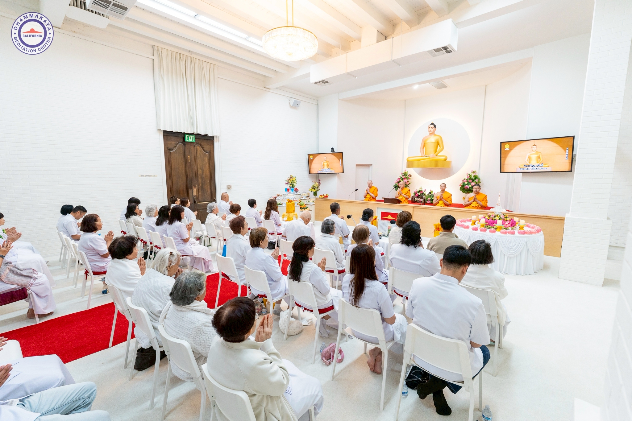 วัดพระธรรมกายแคลิฟอร์เนีย จัดงานบุญบูชาข้าวพระ