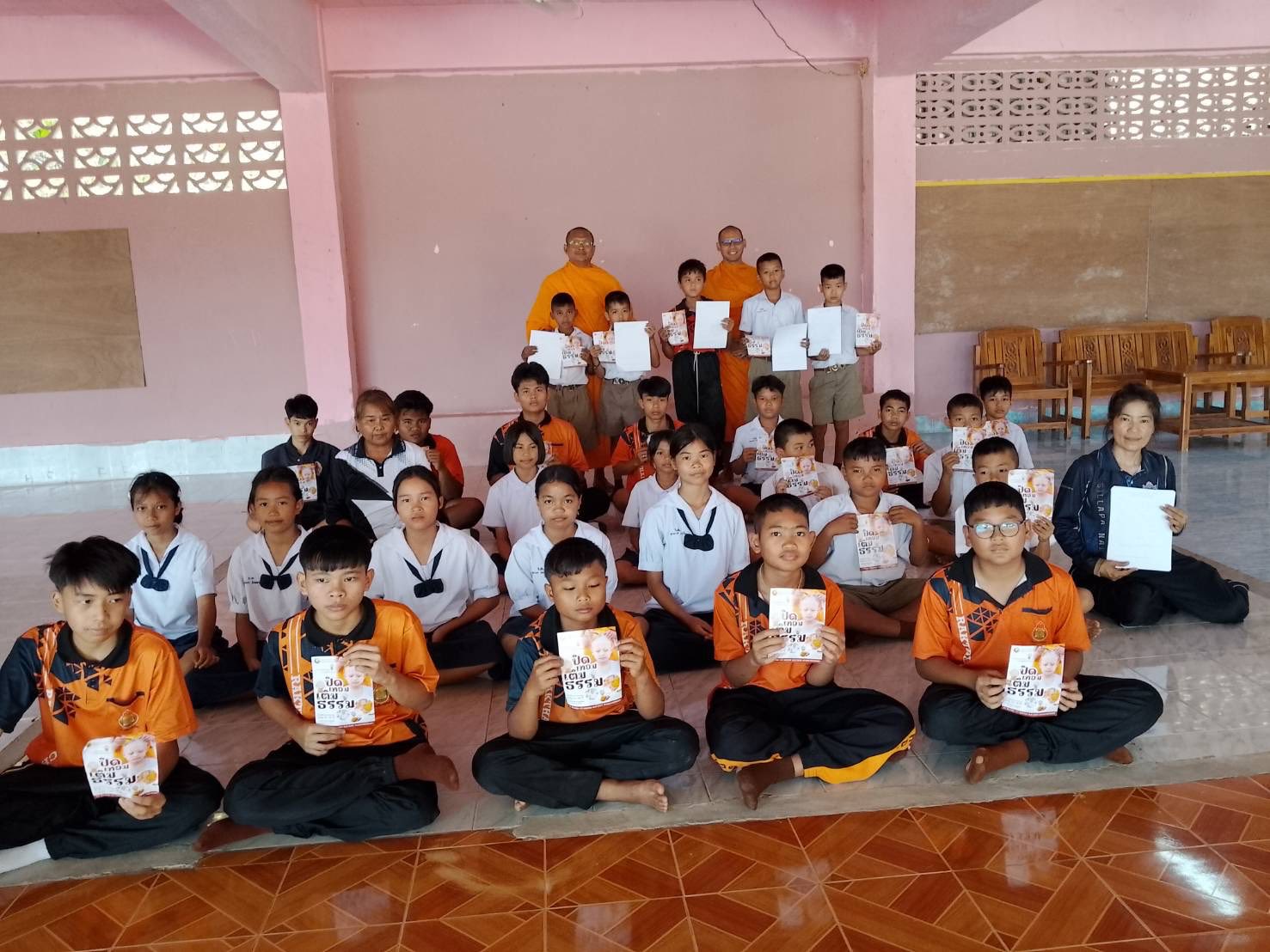 บรรยากาศชวนบวชสามเณรภาคฤดูร้อน จังหวัดนราธิวาส