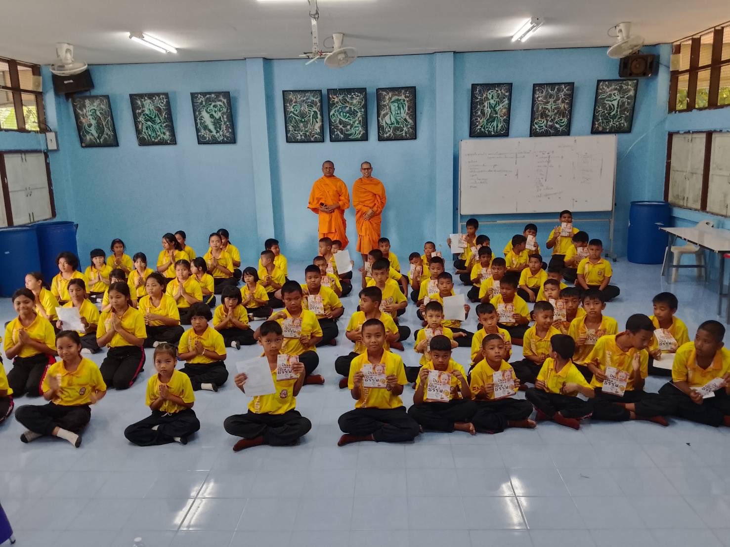 บรรยากาศชวนบวชสามเณรภาคฤดูร้อน จังหวัดนราธิวาส