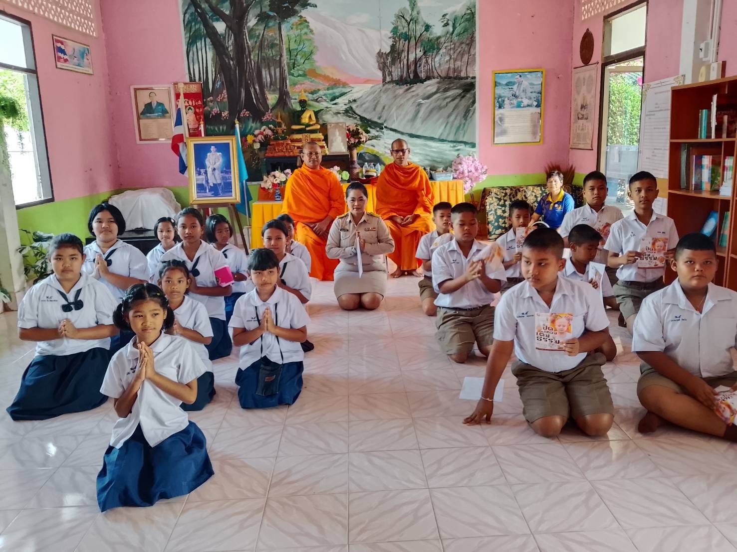 บรรยากาศชวนบวชสามเณรภาคฤดูร้อน จังหวัดนราธิวาส