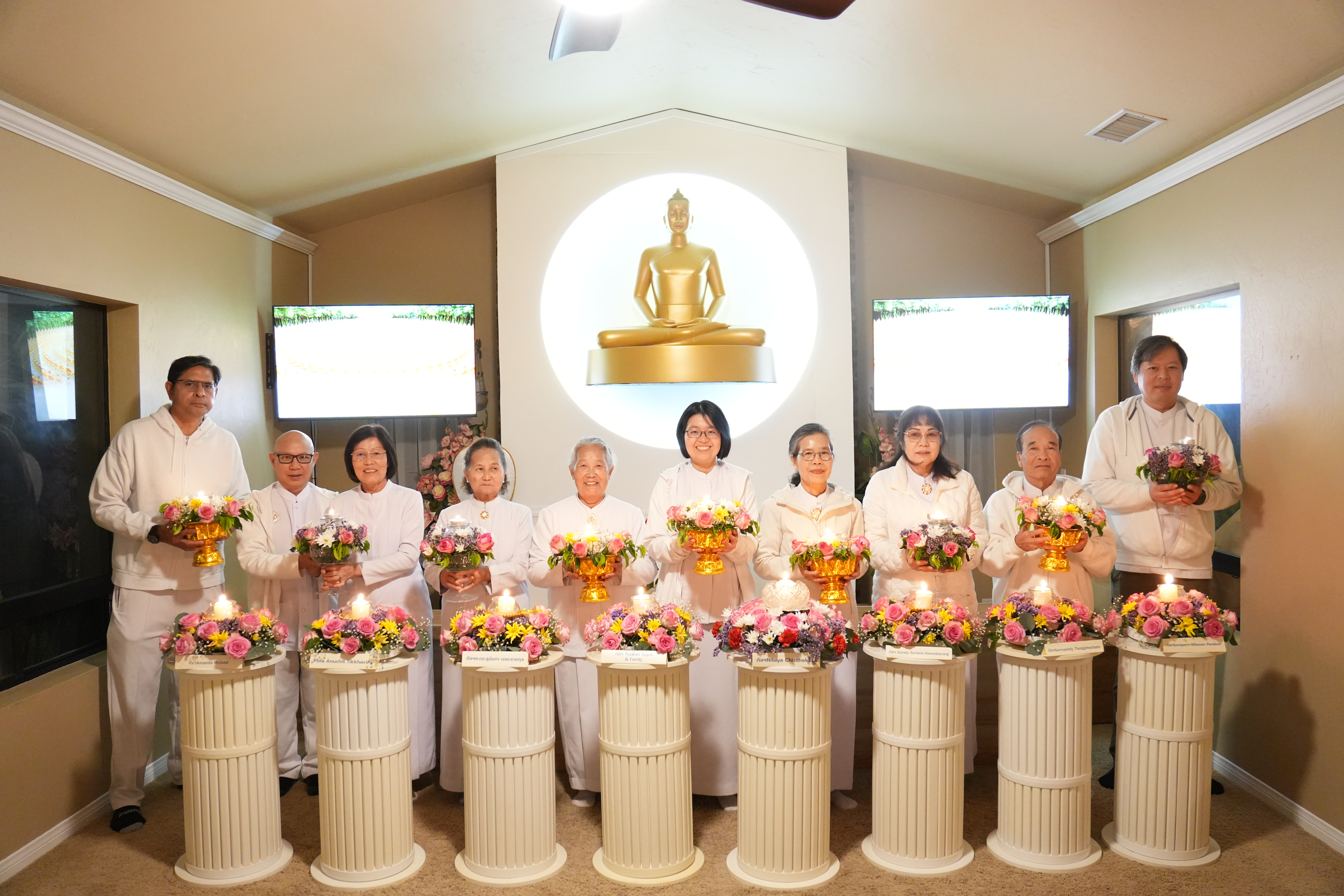 วัดภาวนาซานดิเอโก จัดงานบุญเนื่องในวันมาฆบูชา