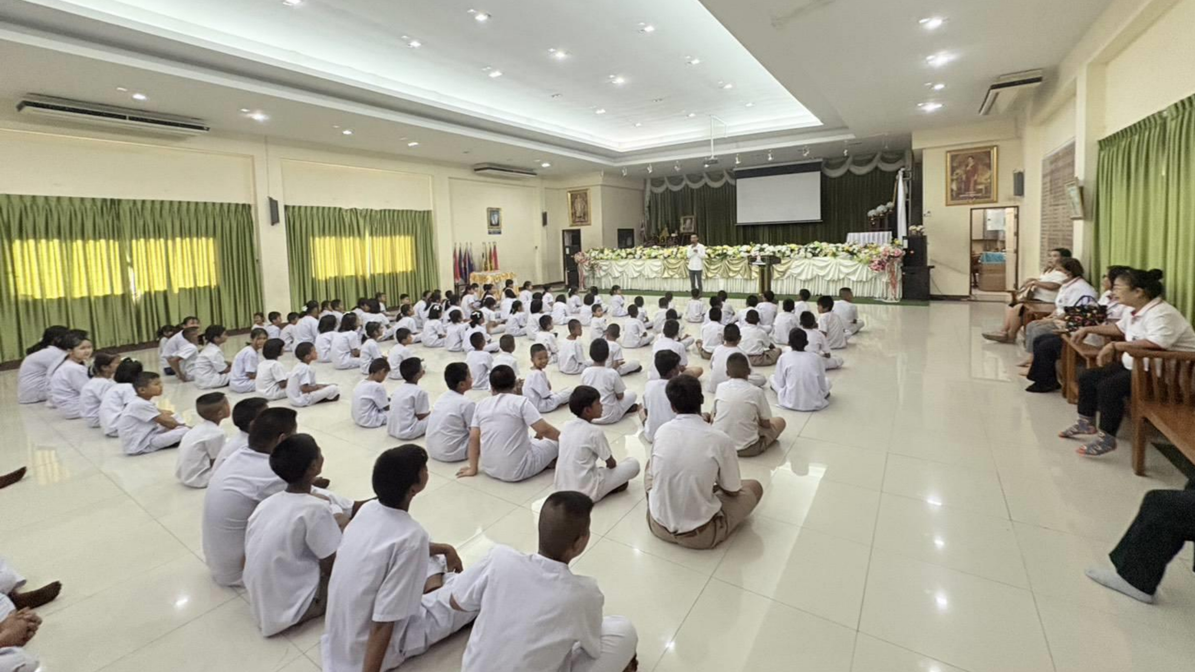 บรรยากาศชวนบวชสามเณรภาคฤดูร้อน จังหวัดสมุทรปราการ