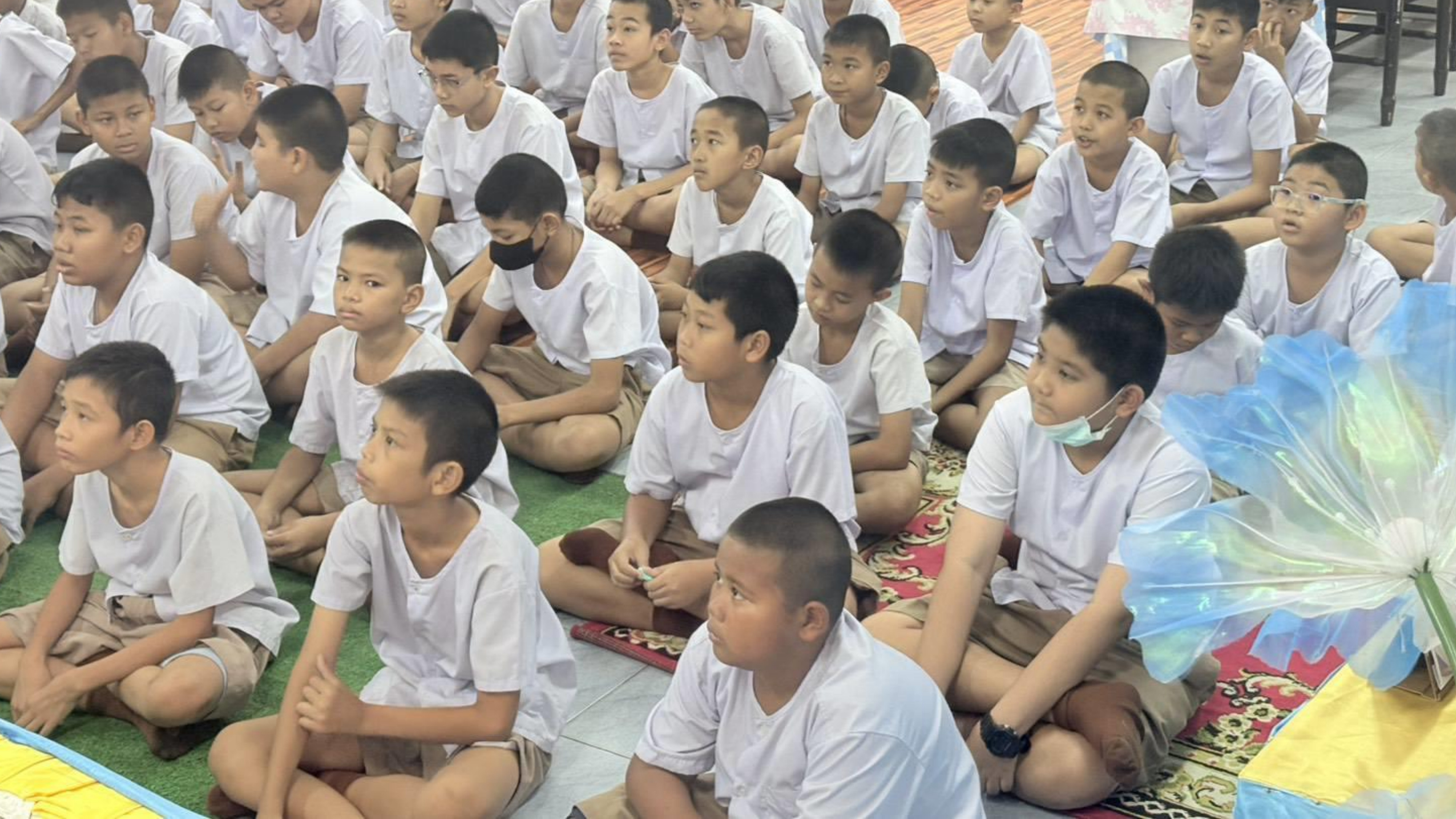 บรรยากาศชวนบวชสามเณรภาคฤดูร้อน จังหวัดสมุทรปราการ