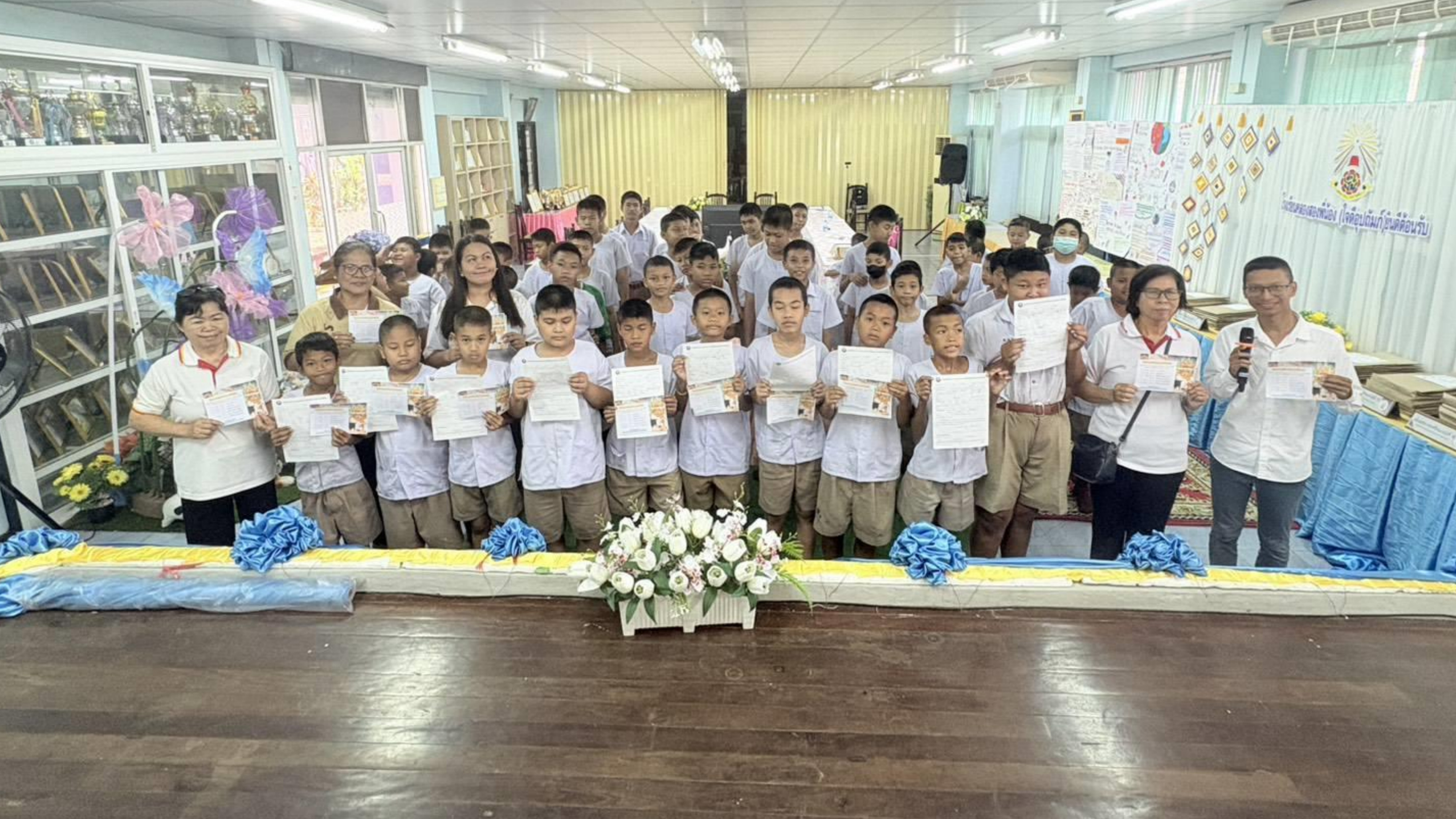 บรรยากาศชวนบวชสามเณรภาคฤดูร้อน จังหวัดสมุทรปราการ