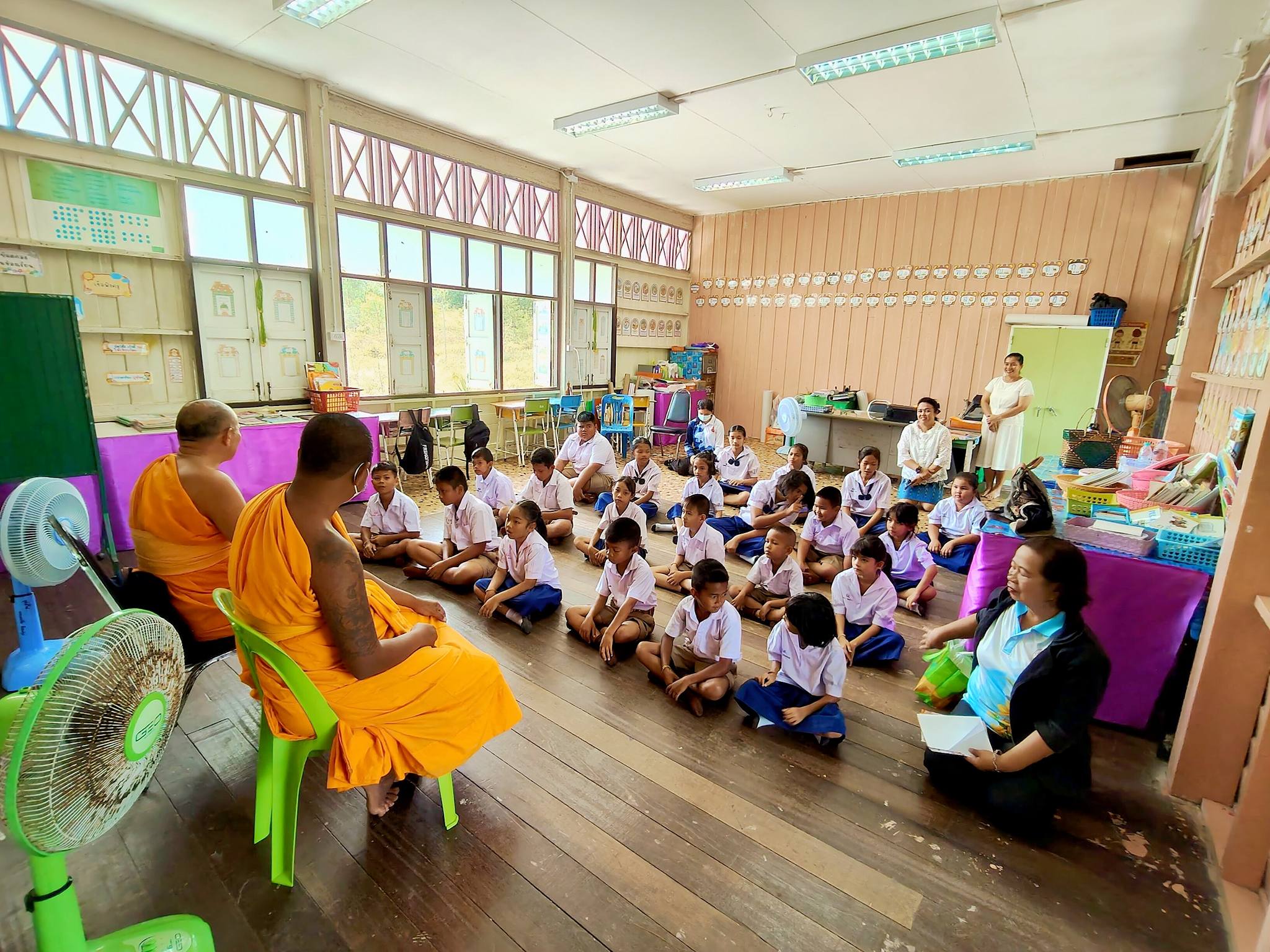บรรยากาศชวนบวชสามเณรภาคฤดูร้อน จังหวัดปัตตานี