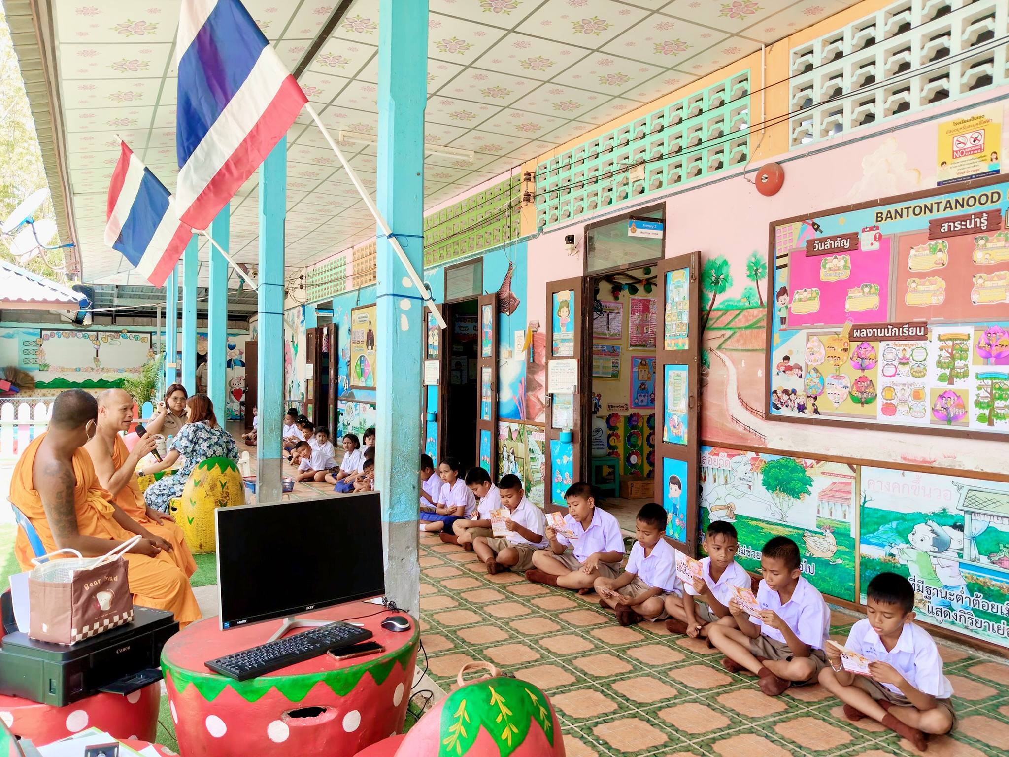 บรรยากาศชวนบวชสามเณรภาคฤดูร้อน จังหวัดปัตตานี