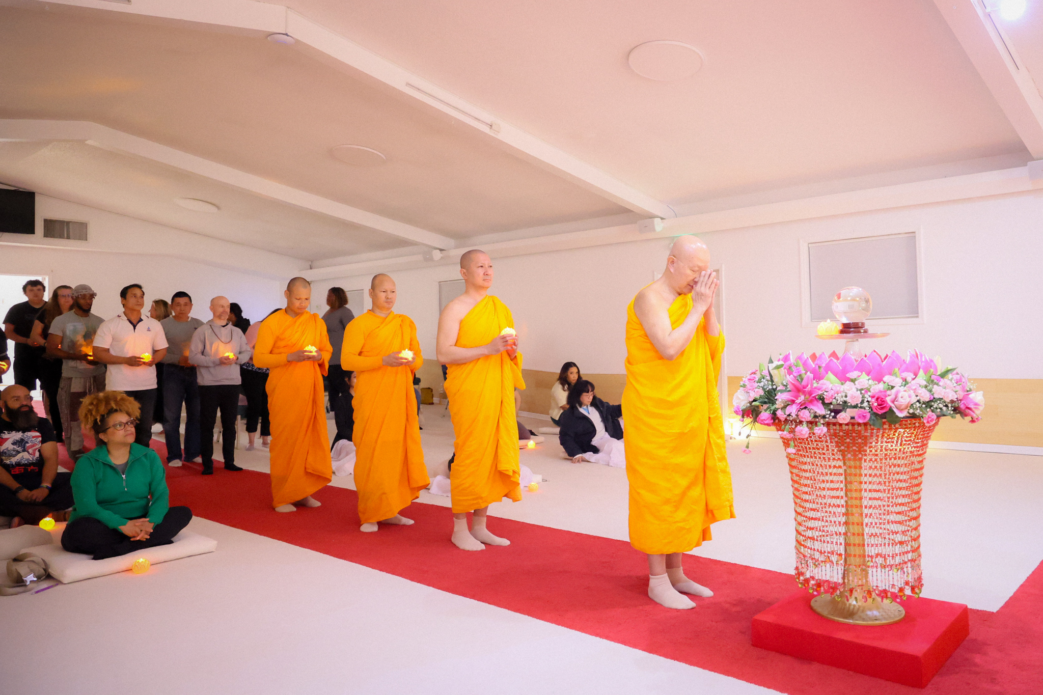 วัดพระธรรมกายจอร์เจีย จัดกิจกรรม Full Moon Meditation