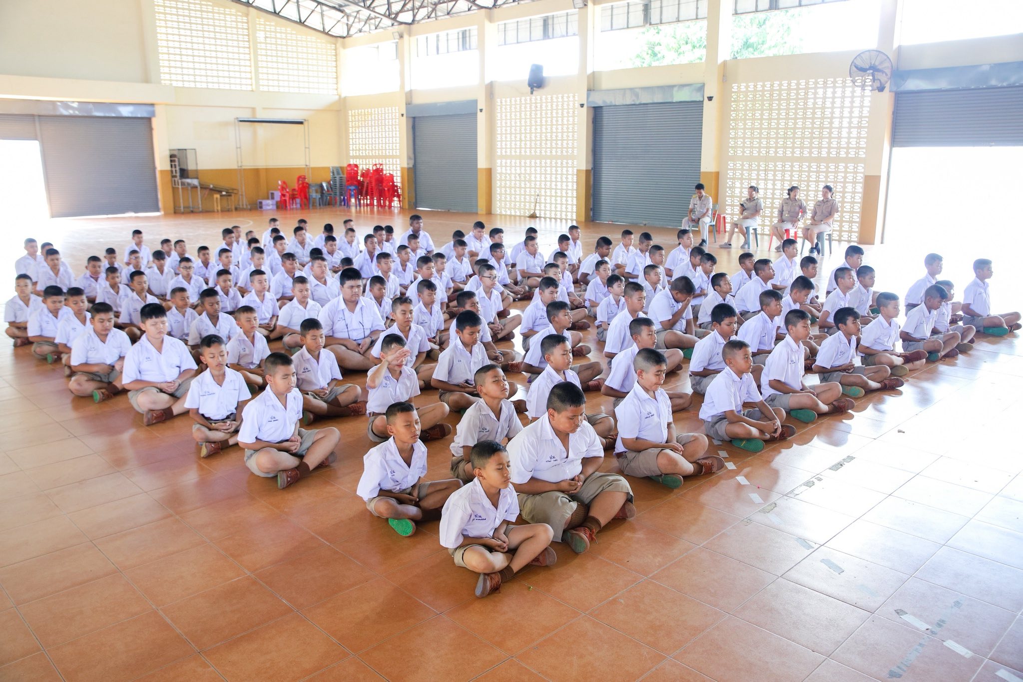 บรรยากาศชวนบวชสามเณรภาคฤดูร้อน จังหวัดชุมพร