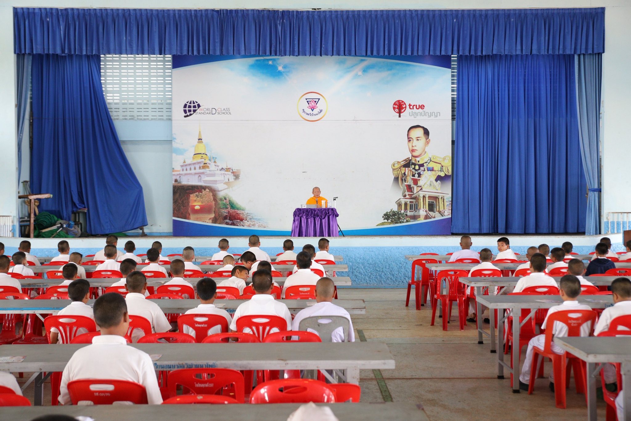 บรรยากาศชวนบวชสามเณรภาคฤดูร้อน จังหวัดชุมพร