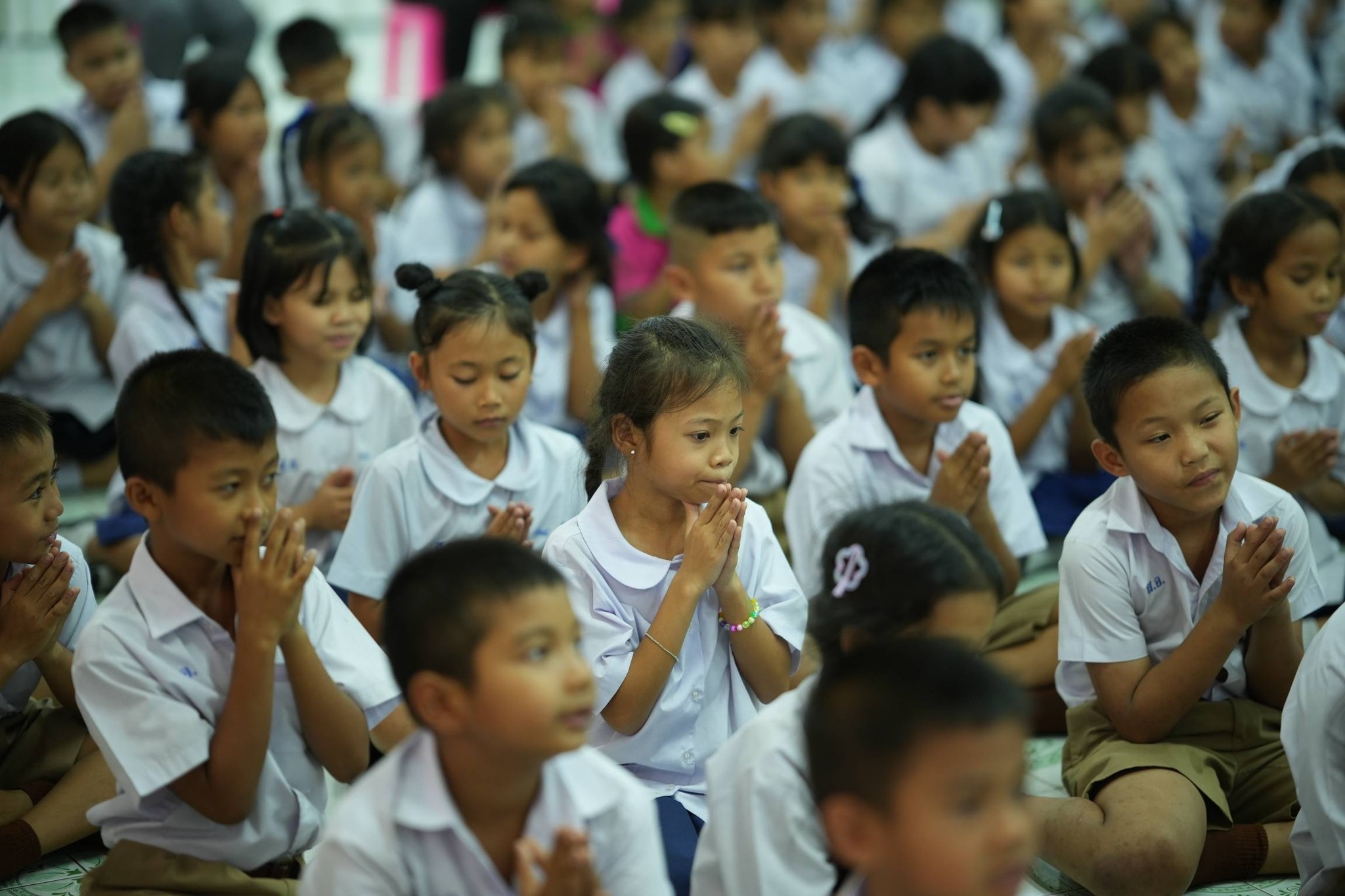 โรงเรียนสังข์อ่ำวิทยา จัดโครงการโรงเรียนคุณธรรม ตามแนววิถีพุทธ