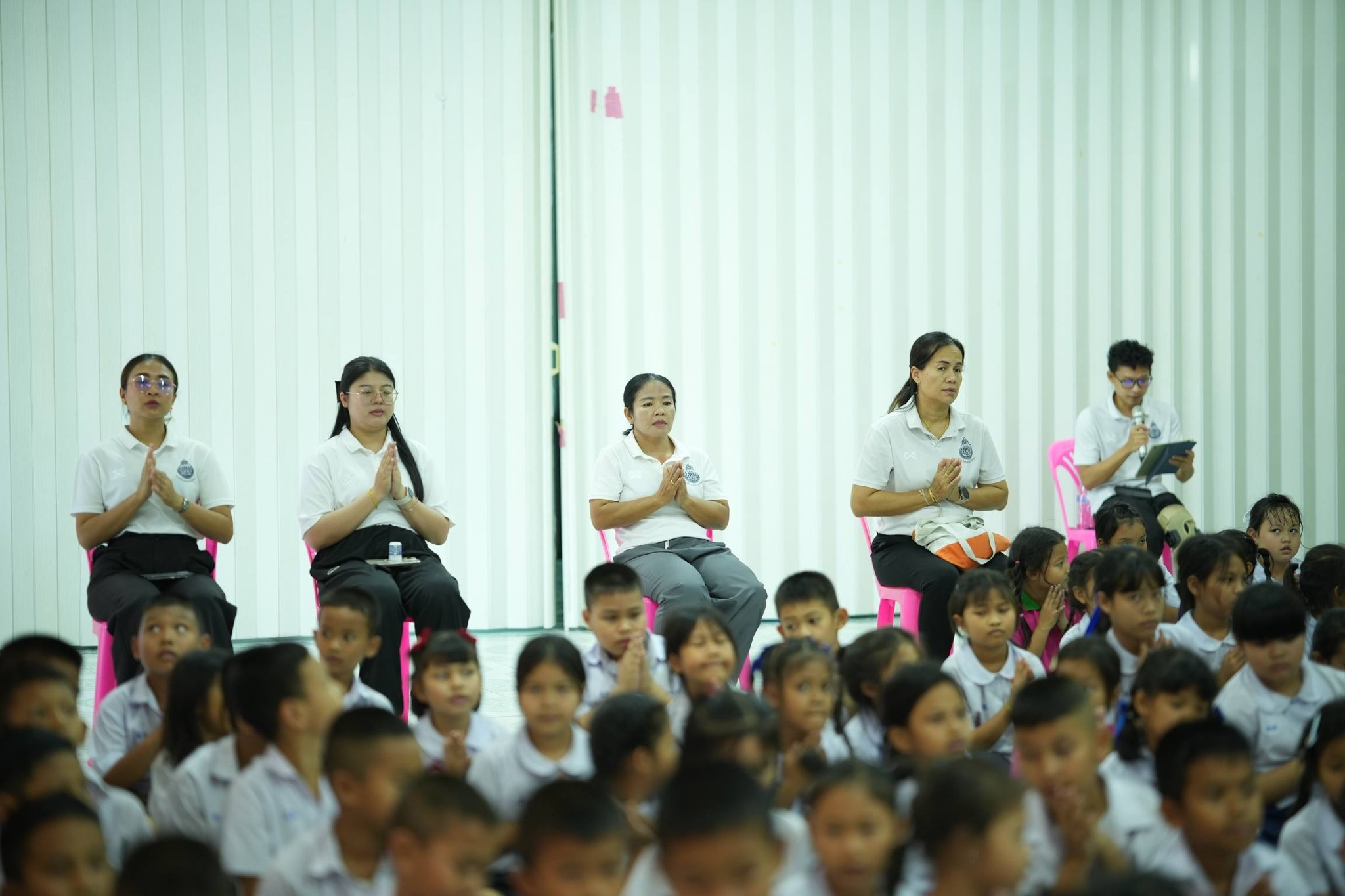 โรงเรียนสังข์อ่ำวิทยา จัดโครงการโรงเรียนคุณธรรม ตามแนววิถีพุทธ