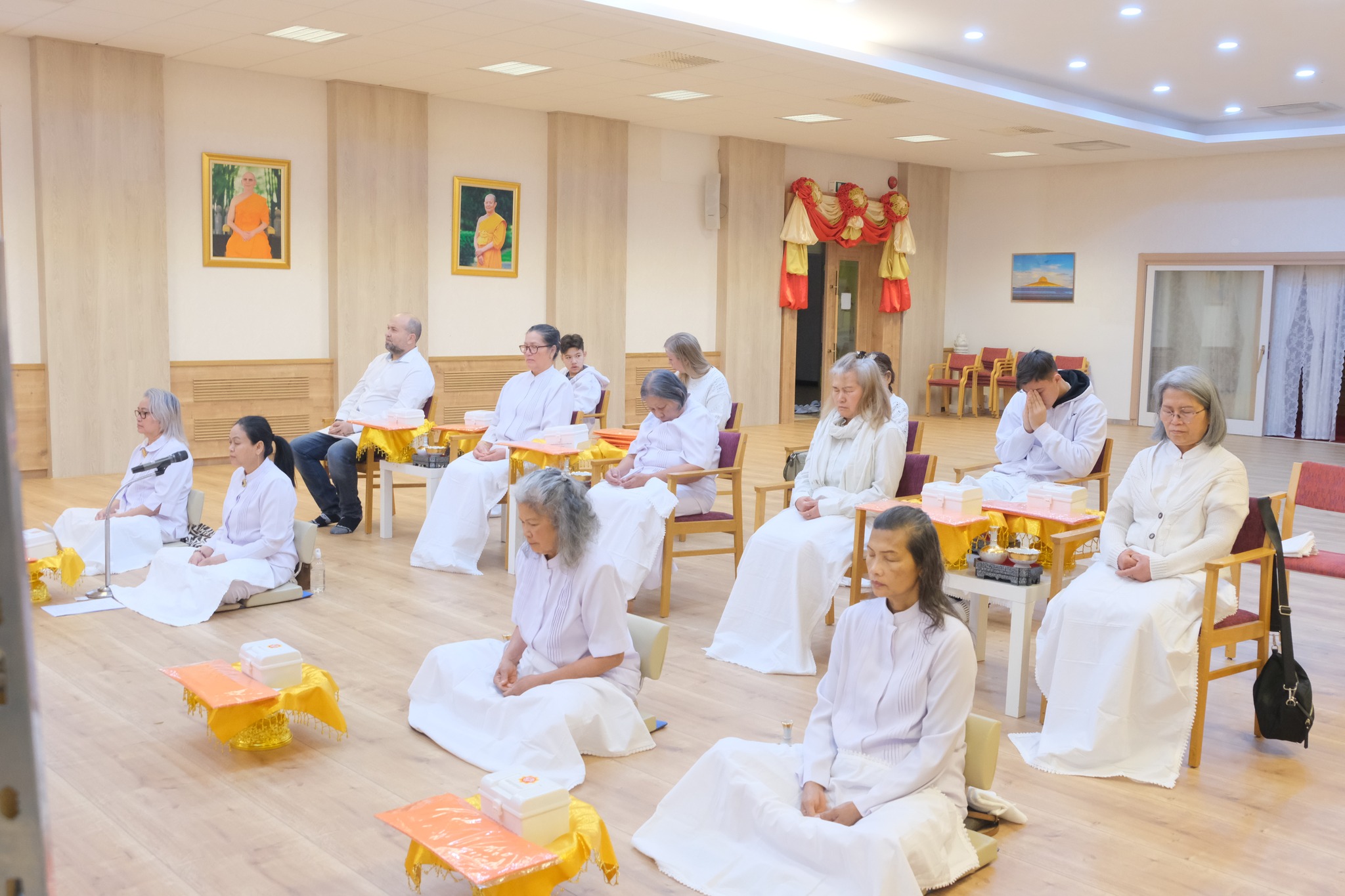 วัดพระธรรมกายบูโรส จัดพิธีบุพเปตพลี