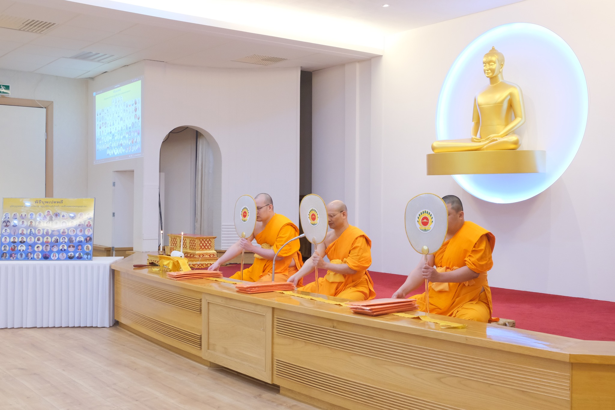 วัดพระธรรมกายบูโรส จัดพิธีบุพเปตพลี