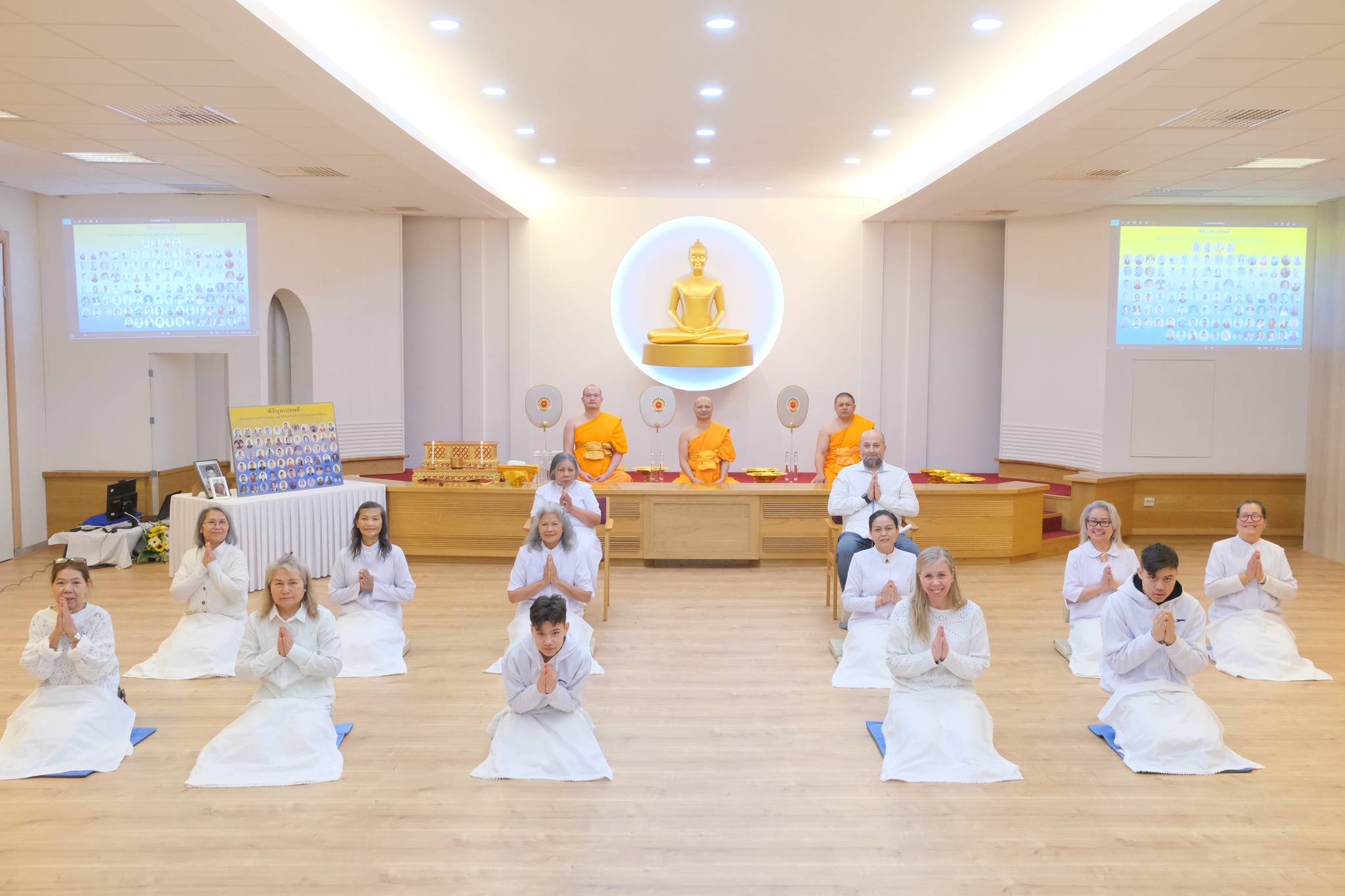 วัดพระธรรมกายบูโรส จัดพิธีบุพเปตพลี