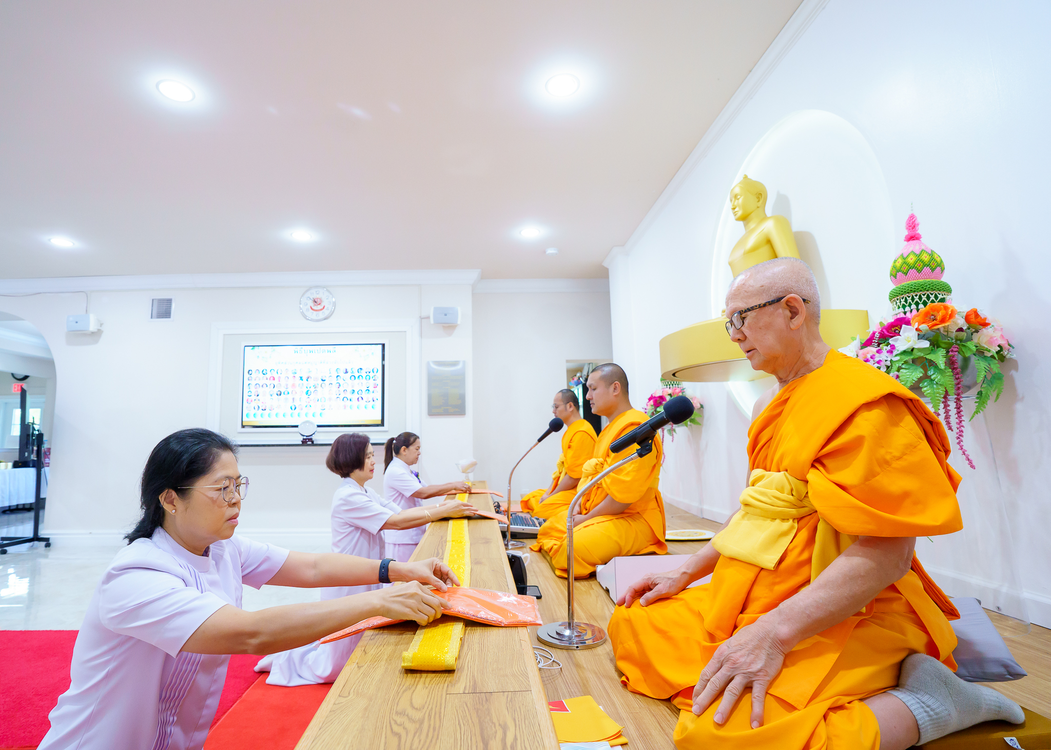 วัดพระธรรมกายปาล์มบีช จัดพิธีบุพเปตพลี
