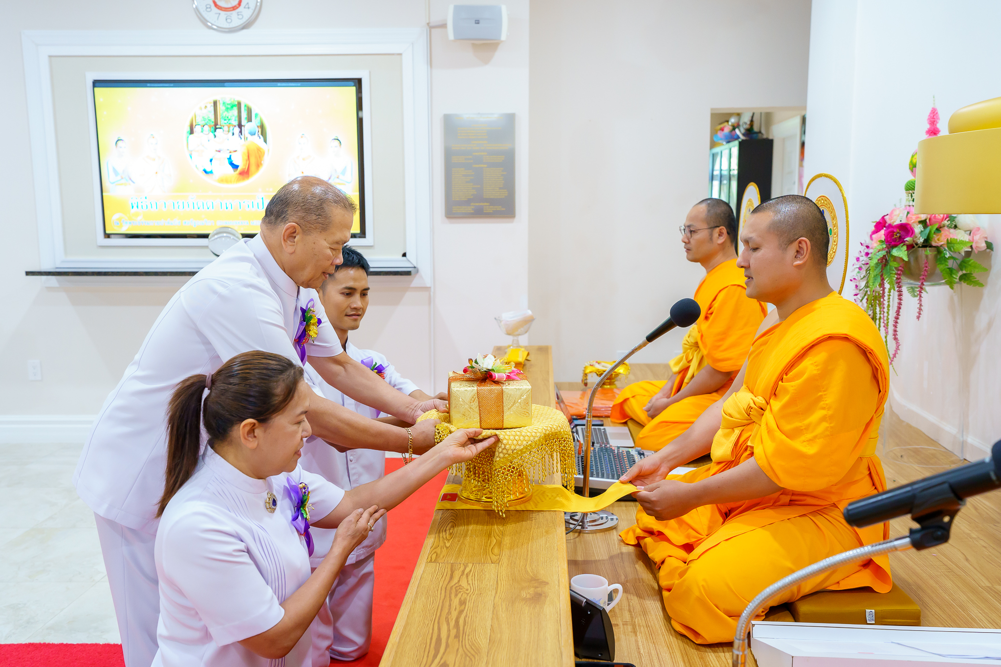 วัดพระธรรมกายปาล์มบีช จัดพิธีบุพเปตพลี