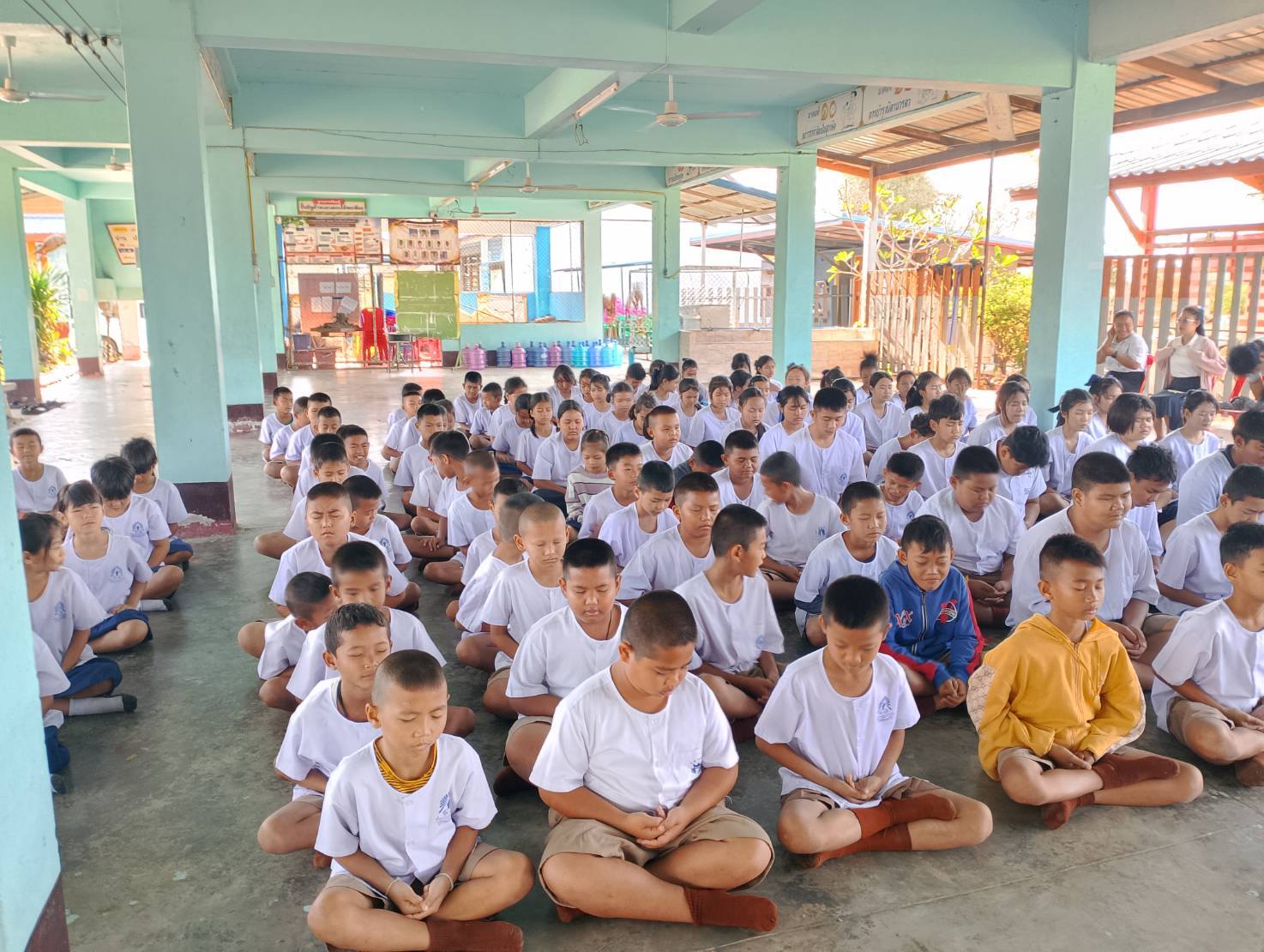 บรรยากาศชวนบวชสามเณรภาคฤดูร้อน จังหวัดร้อยเอ็ด