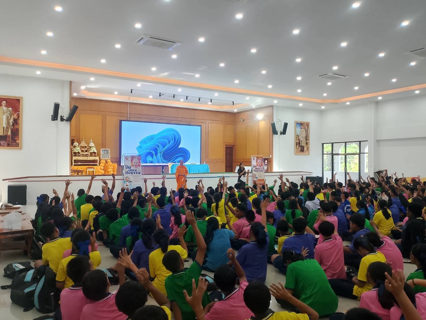 บรรยากาศชวนบวชสามเณรภาคฤดูร้อน จังหวัดร้อยเอ็ด