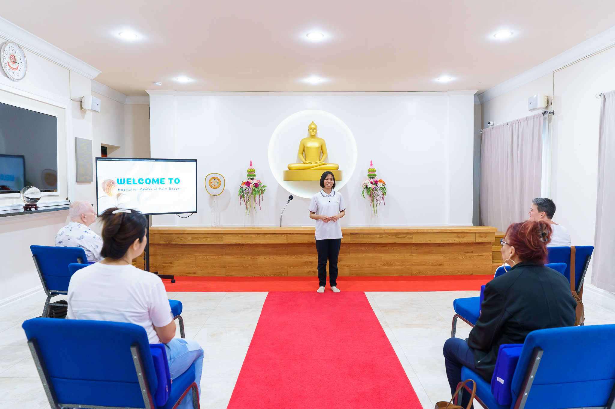 วัดพระธรรมกายปาล์มบีช จัดกิจกรรมปฏิบัติธรรม Mindful Relaxation