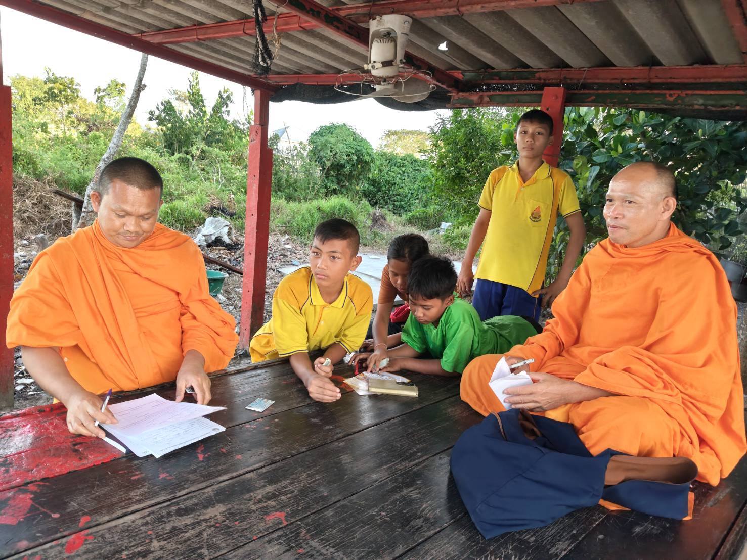 บรรยากาศชวนบวชสามเณรภาคฤดูร้อน จังหวัดปัตตานี