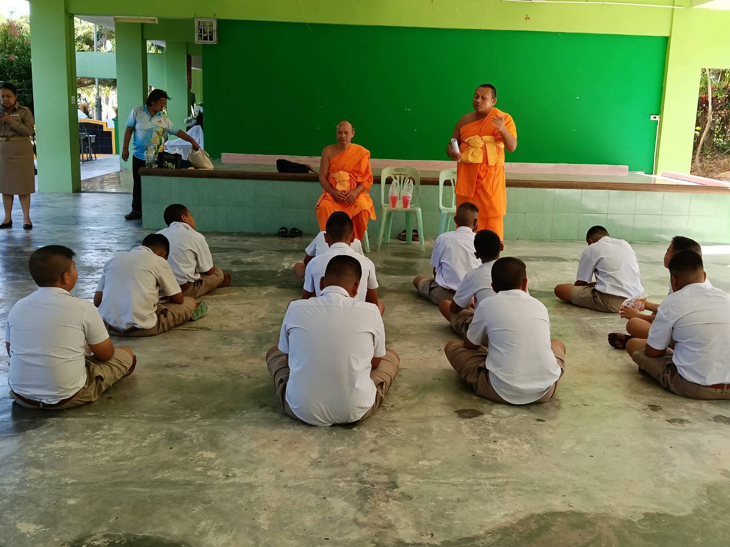 บรรยากาศชวนบวชสามเณรภาคฤดูร้อน จังหวัดปัตตานี