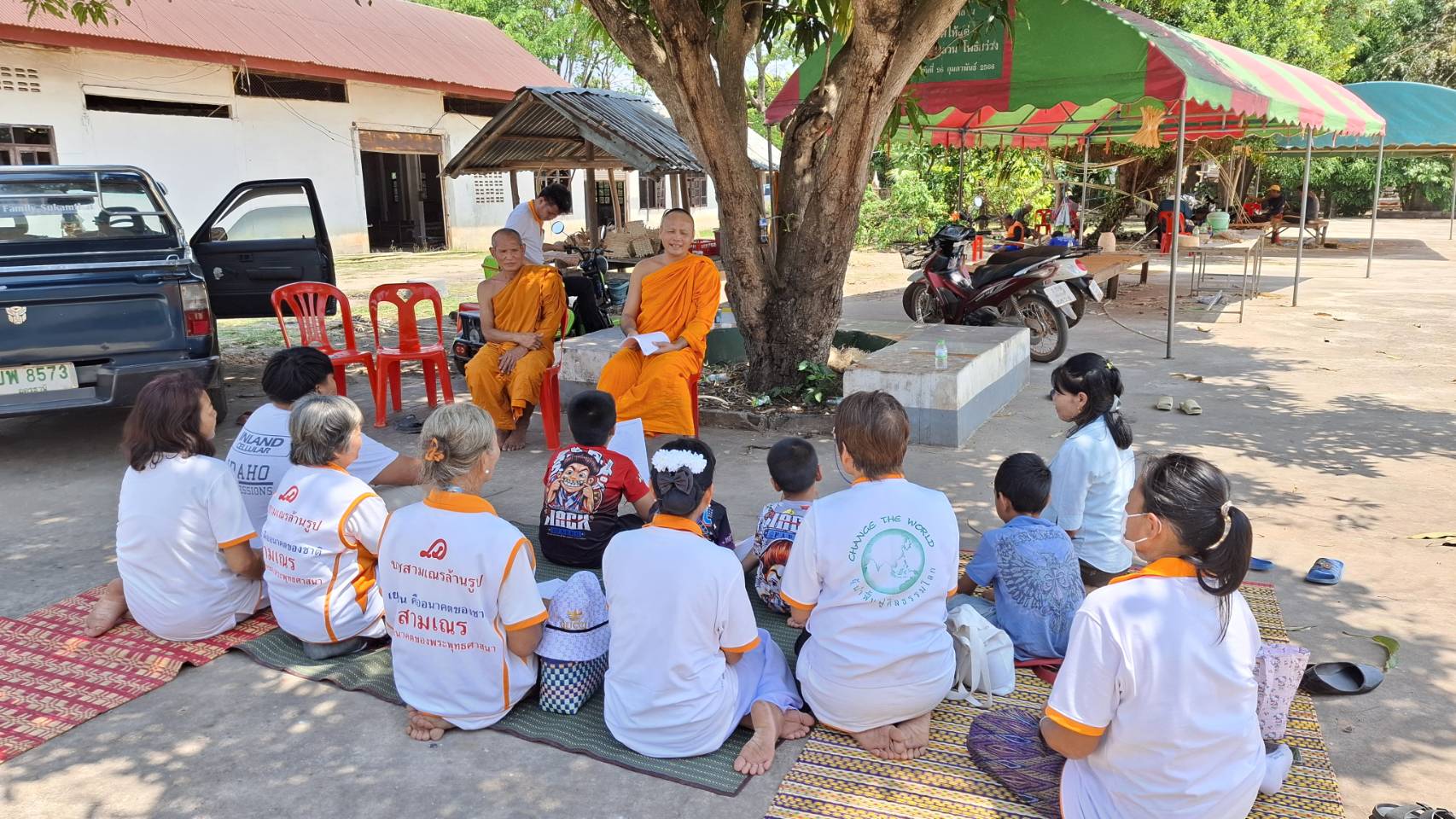 บรรยากาศชวนบวชสามเณรภาคฤดูร้อน จังหวัดอุดรธานี