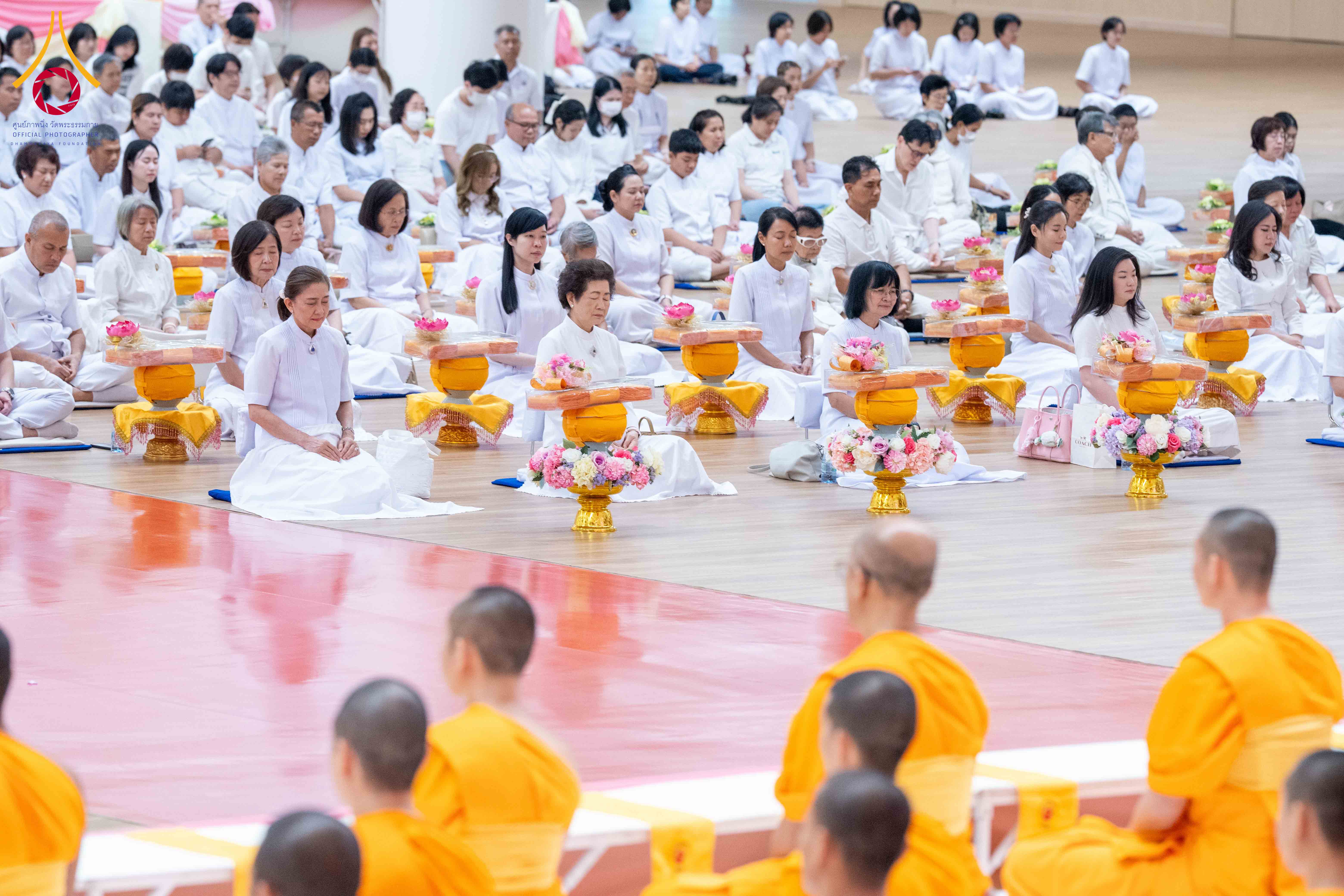 วัดพระธรรมกาย จัดพิธีร่วมบุญโครงการบรรพชาสามเณร 5,000 รูป