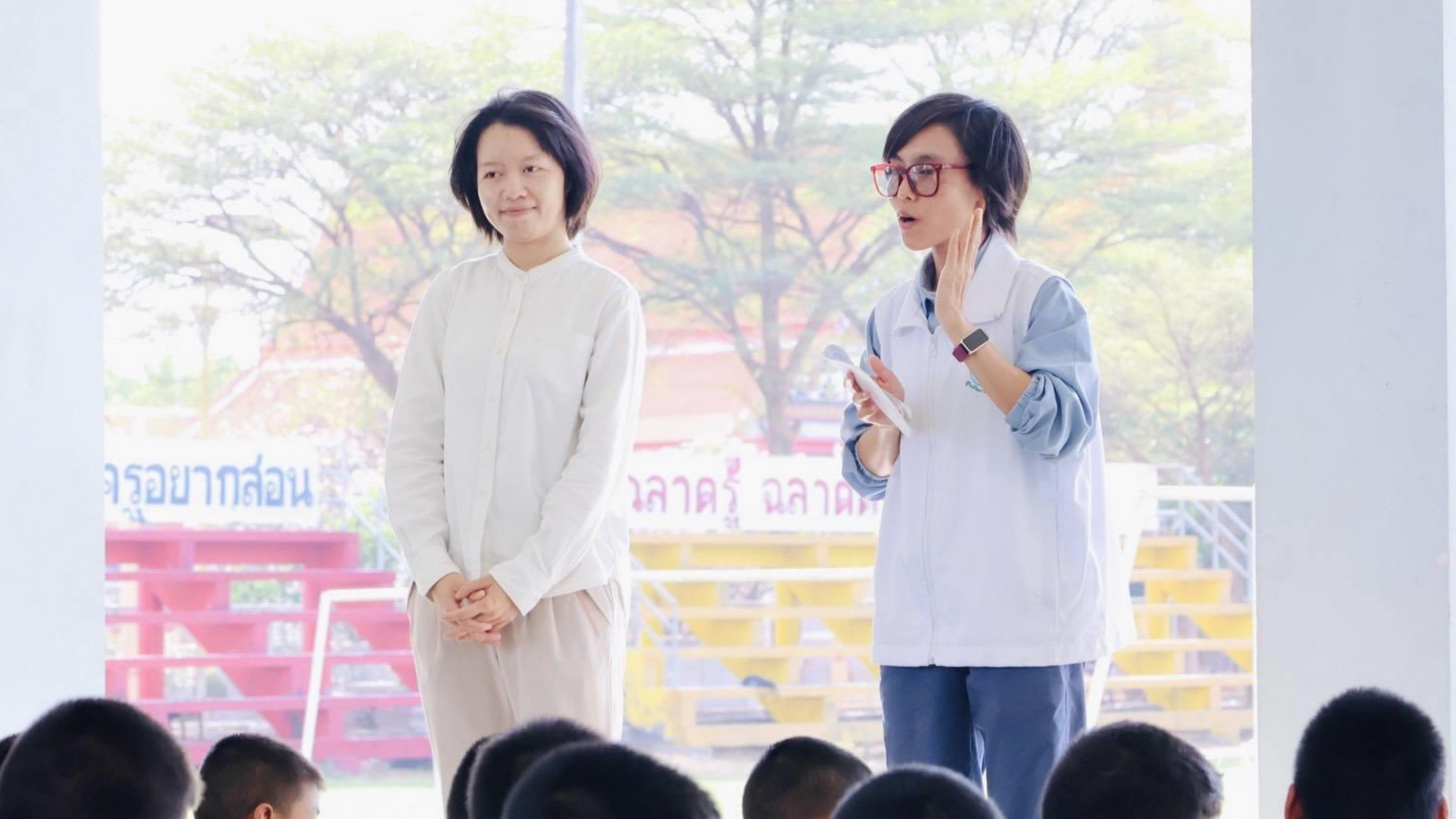 บรรยากาศชวนบวชสามเณรภาคฤดูร้อน จังหวัดสมุทรปราการ