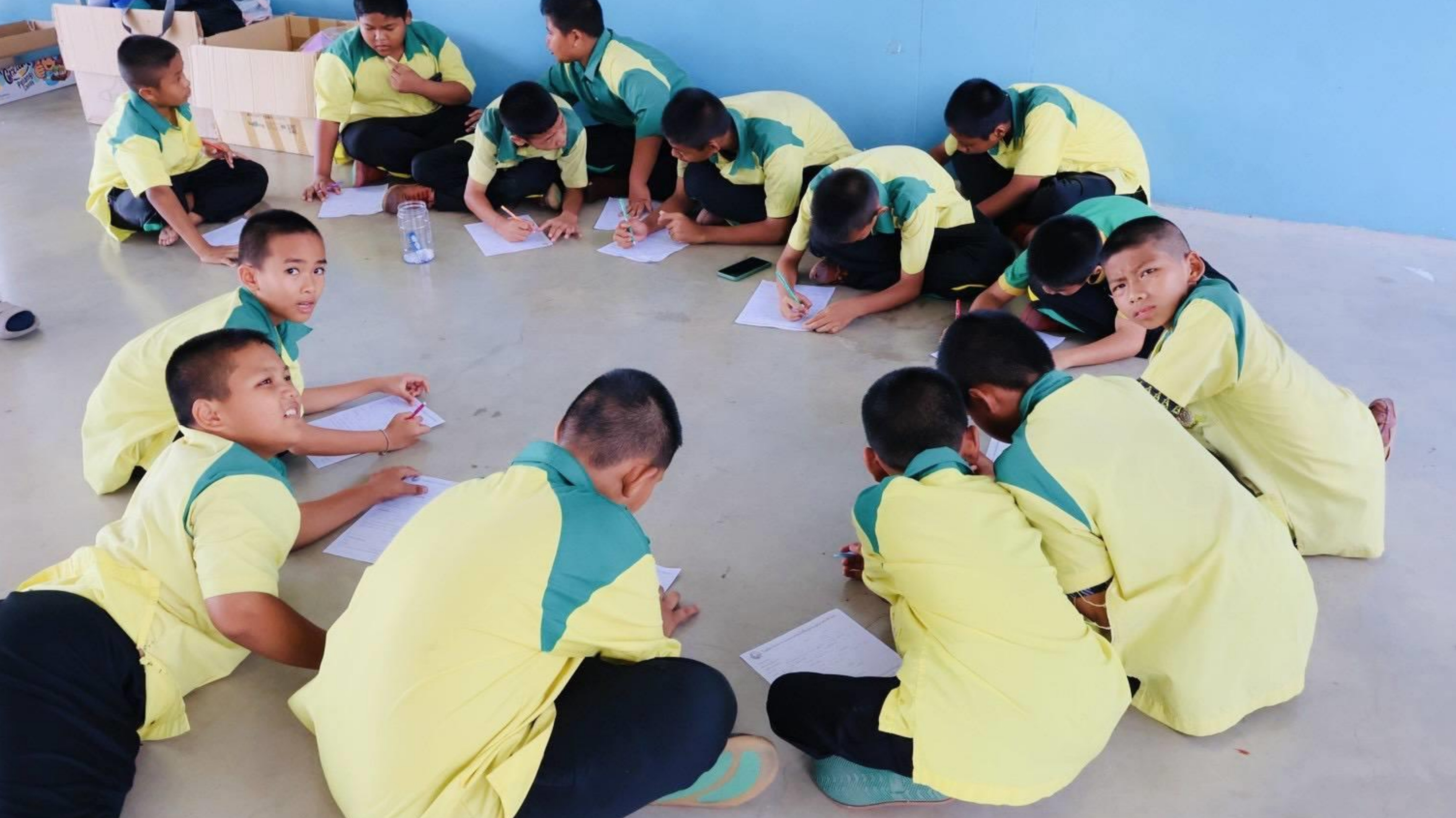 บรรยากาศชวนบวชสามเณรภาคฤดูร้อน จังหวัดสมุทรปราการ