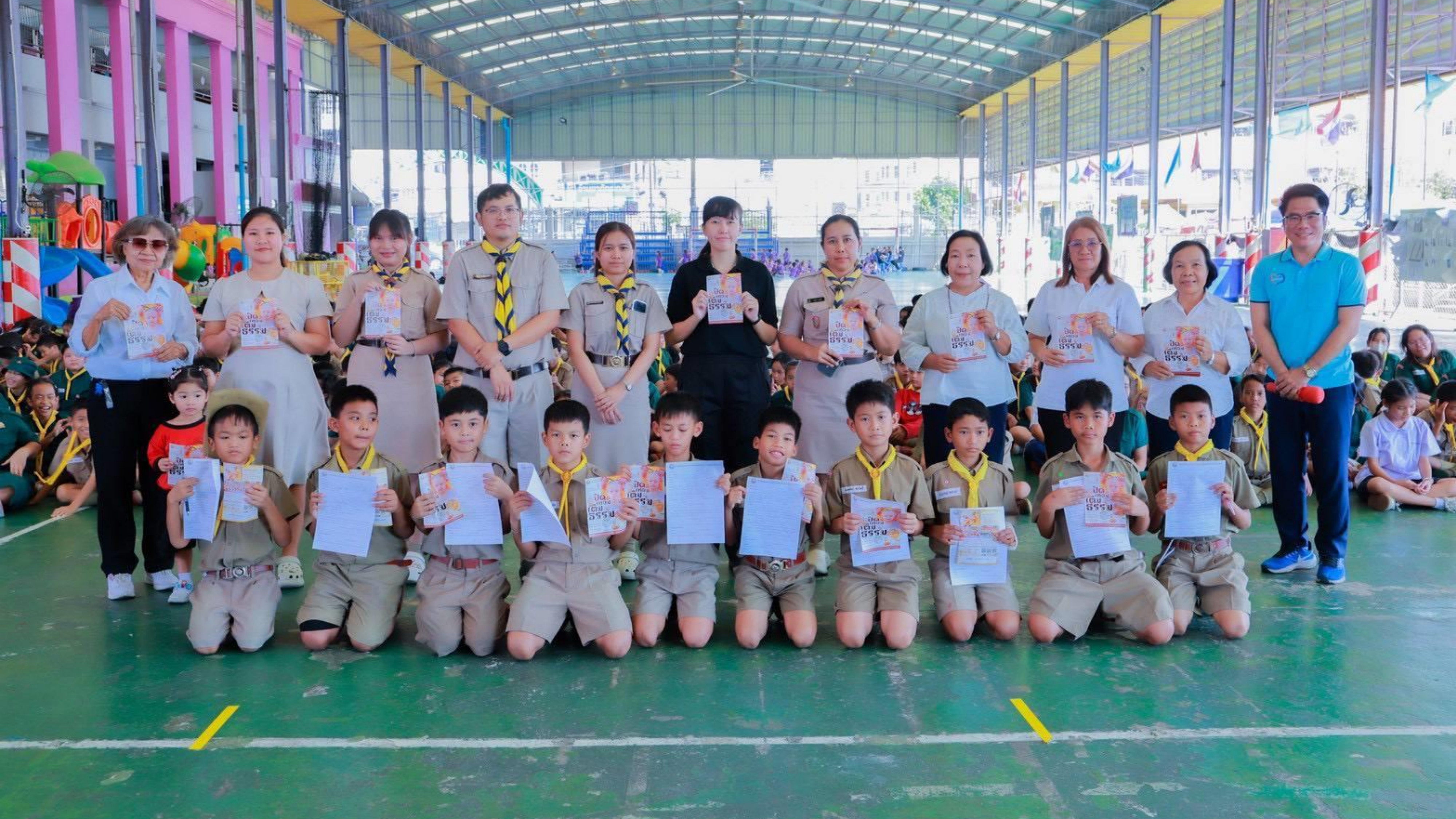 บรรยากาศชวนบวชสามเณรภาคฤดูร้อน จังหวัดสมุทรปราการ