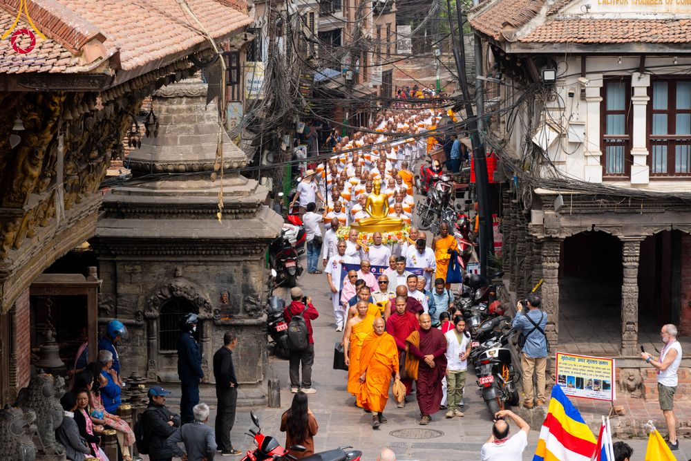 Thailand & Nepal jointly organizes the ordination ceremony of 500 Nepali novices