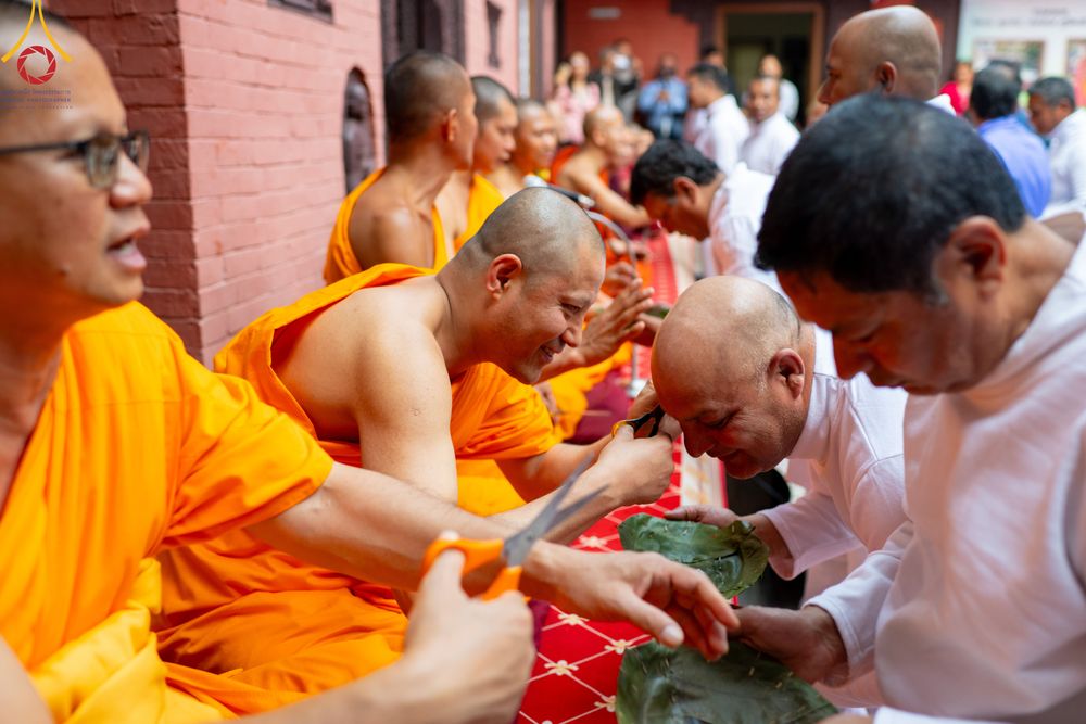 Thailand & Nepal jointly organizes the ordination ceremony of 500 Nepali novices