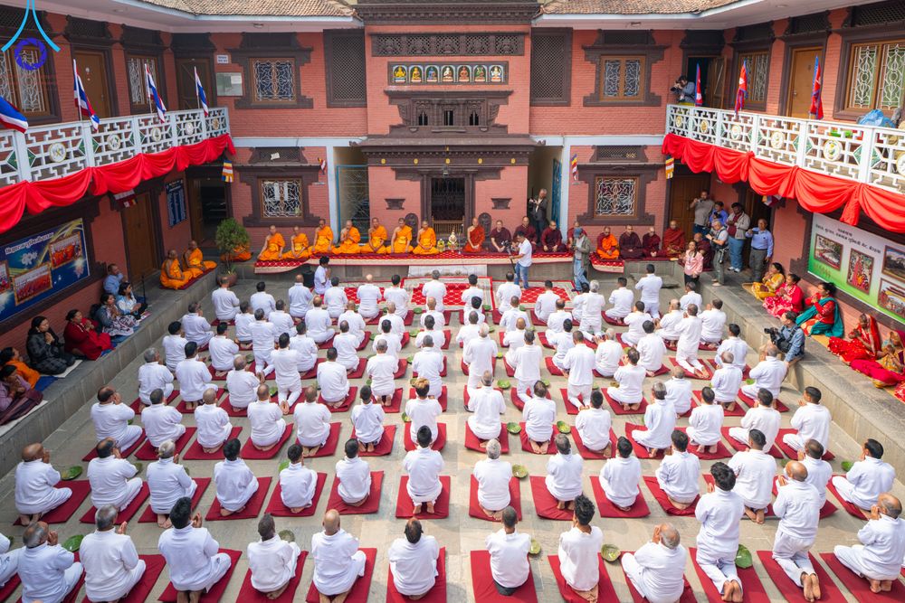 Thailand & Nepal jointly organizes the ordination ceremony of 500 Nepali novices