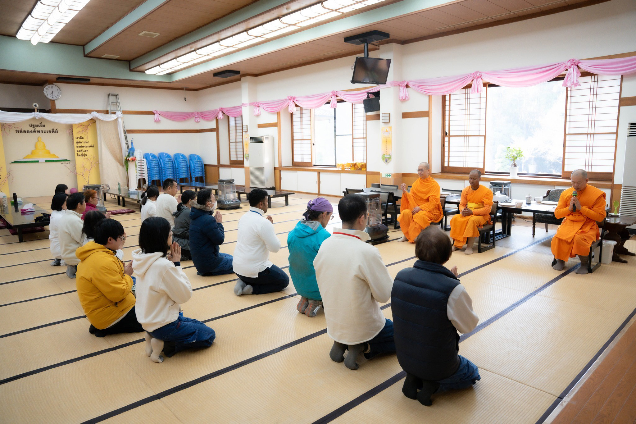 วัดป่าธรรมกายนานาชาติโทชิหงิ และวัดพระธรรมกายโทชิหงิ จัดปฏิบัติธรรมสุดสัปดาห์ รุ่นที่ 144