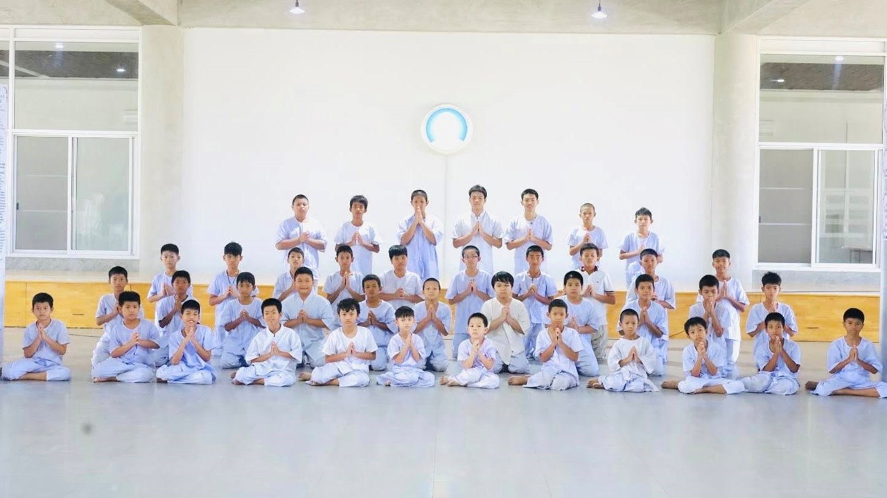 บรรยากาศการอบรมเตรียมความพร้อมก่อนบรรพชาสามเณรภาคฤดูร้อน ณ ศูนย์ปฏิบัติธรรมสมุทรปราการ