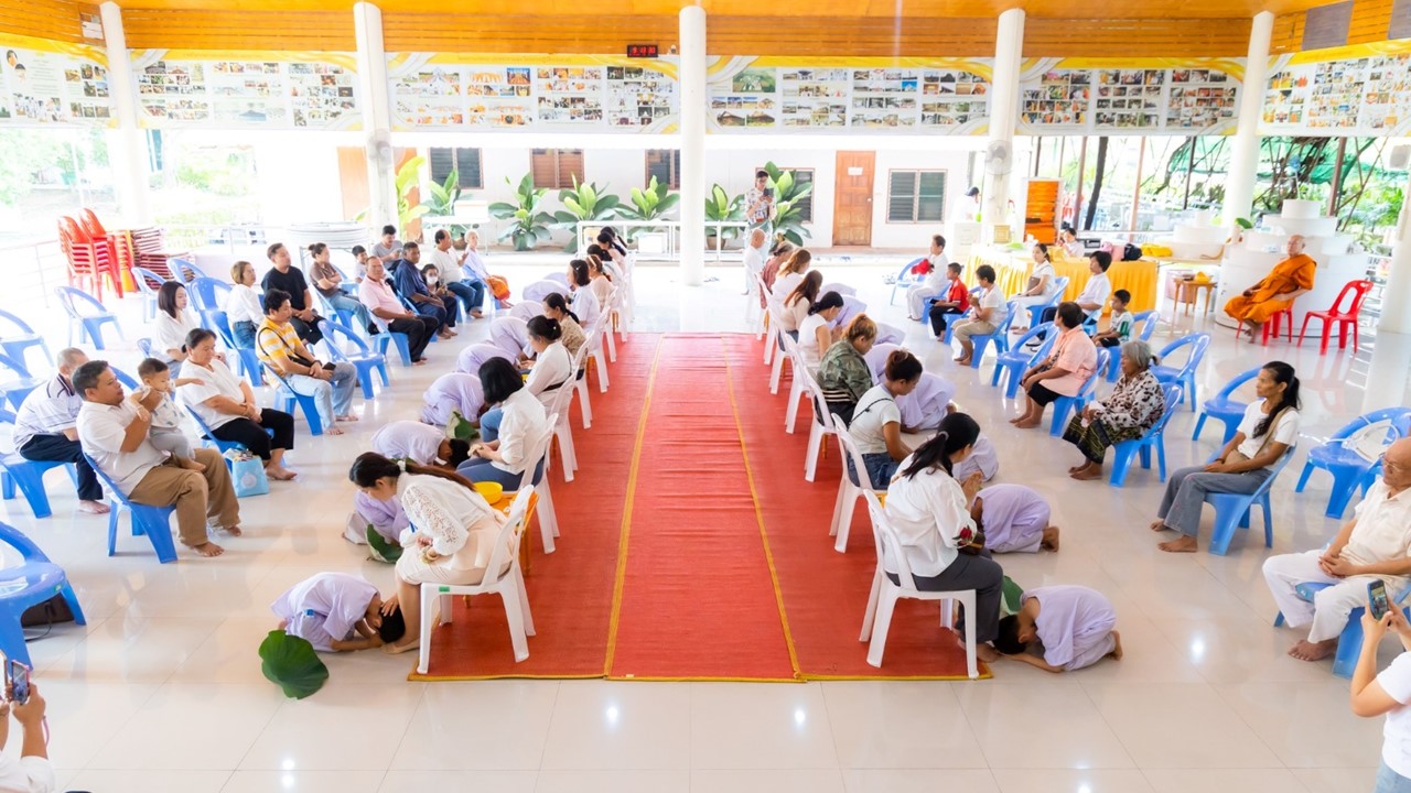 ศูนย์อบรมเยาวชนบางปะหัน จัดโครงการบรรพชาสามเณรภาคฤดูร้อน