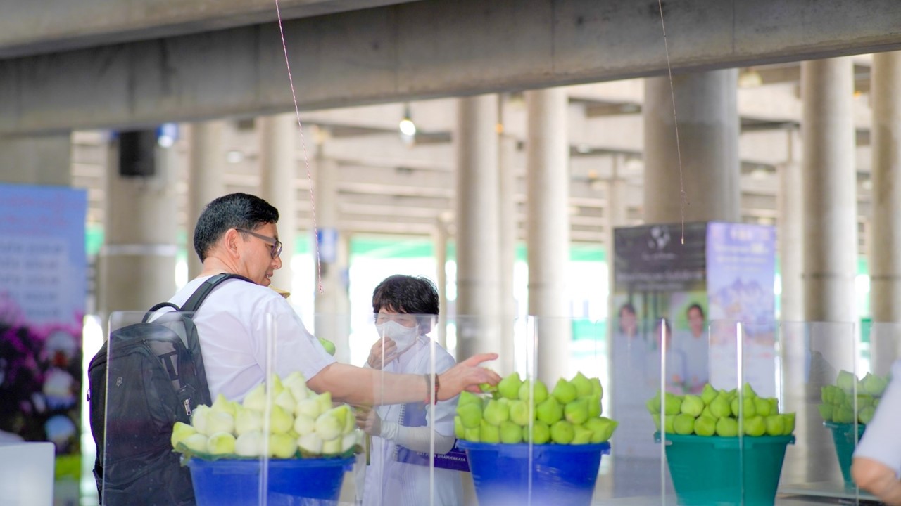 ชาวต่างประเทศ เดินทางมาเยี่ยมชมวัดพระธรรมกาย