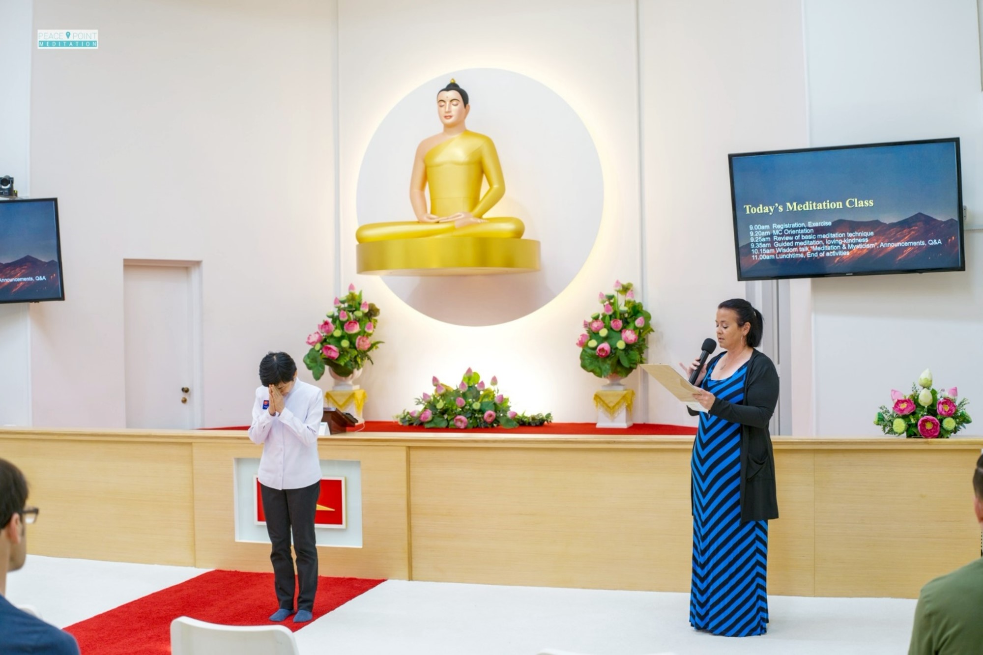 วัดพระธรรมกายแคลิฟอร์เนีย จัดกิจกรรมฝึกสมาธิให้กับชาวท้องถิ่น