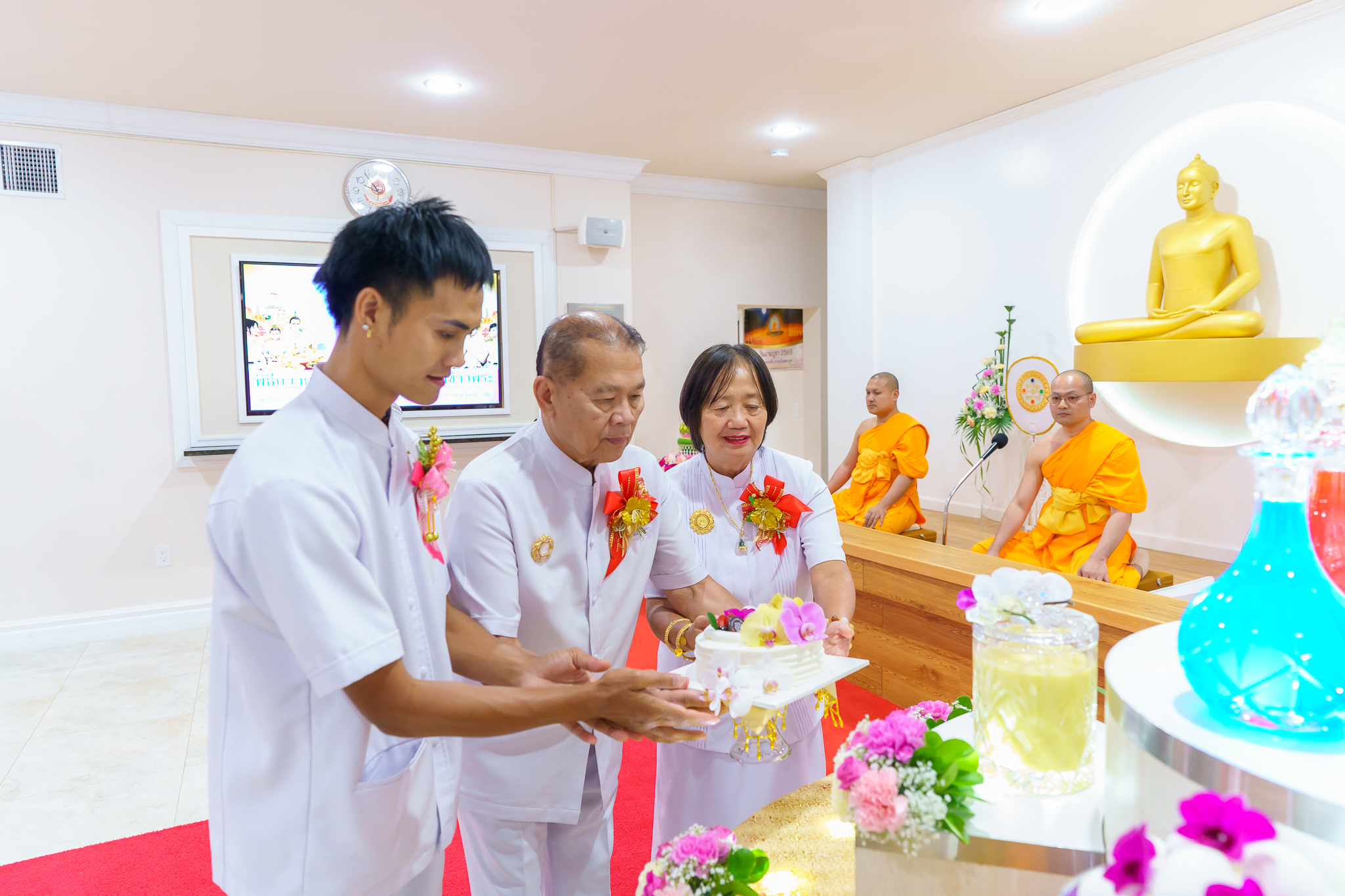 วัดพระธรรมกายปาล์มบีช จัดงานบุญบูชาข้าวพระ