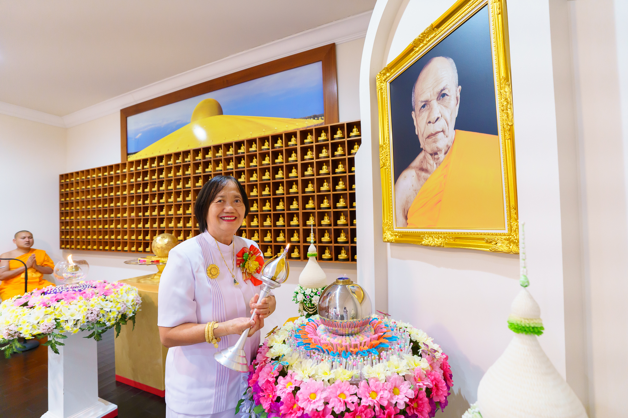 วัดพระธรรมกายปาล์มบีช จัดงานบุญบูชาข้าวพระ