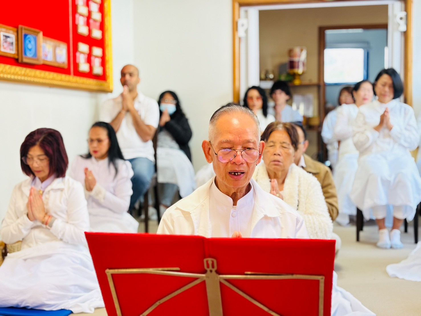 วัดพระธรรมกายเวลลิงตัน จัดงานบุญบูชาข้าวพระ